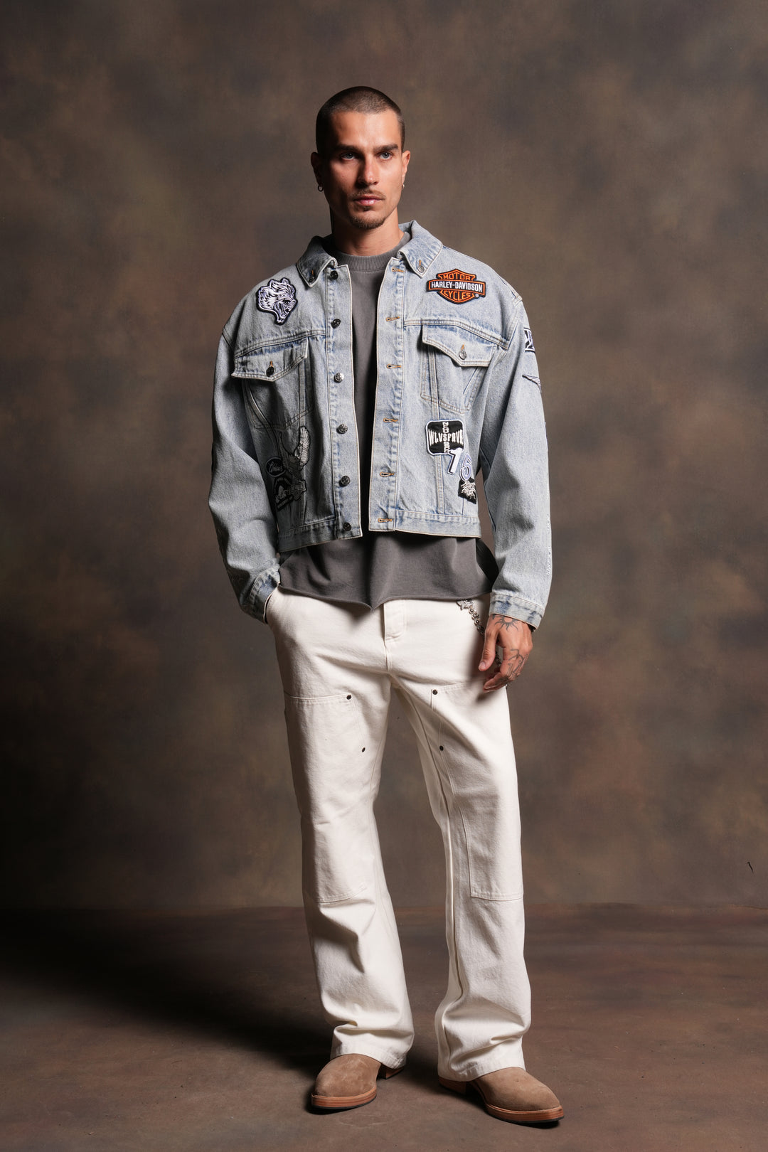Brotherhood Lemy Denim Jacket in Light Wash