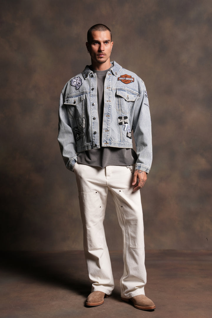 Brotherhood Lemy Denim Jacket in Light Wash