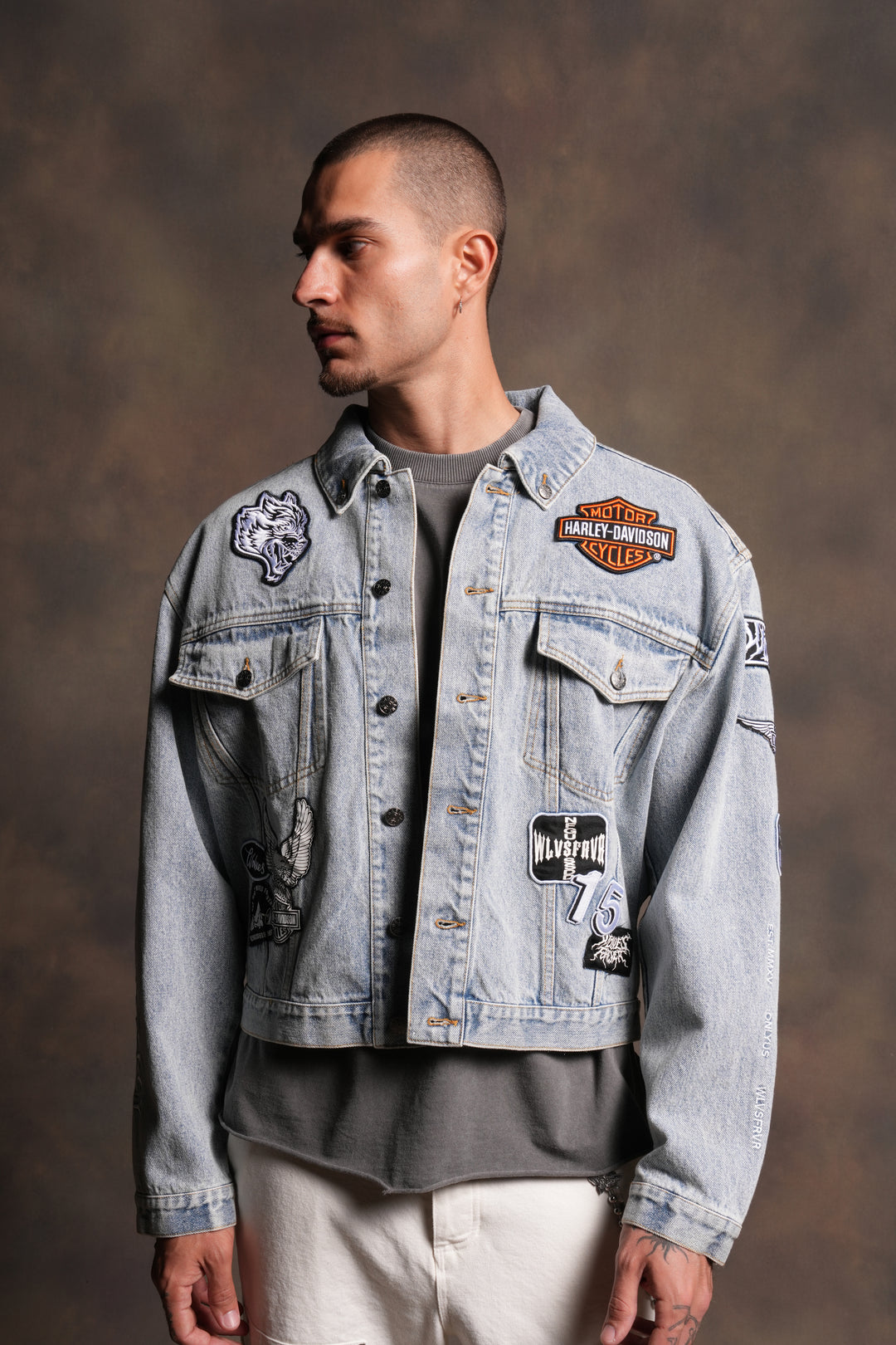 Brotherhood Lemy Denim Jacket in Light Wash