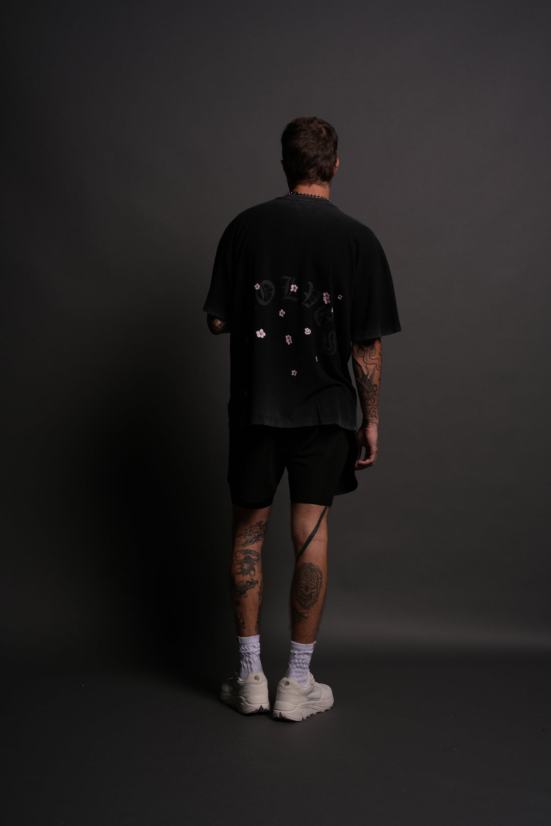 Blood Thirsty Kanji "Premium" Oversized Tee in Black