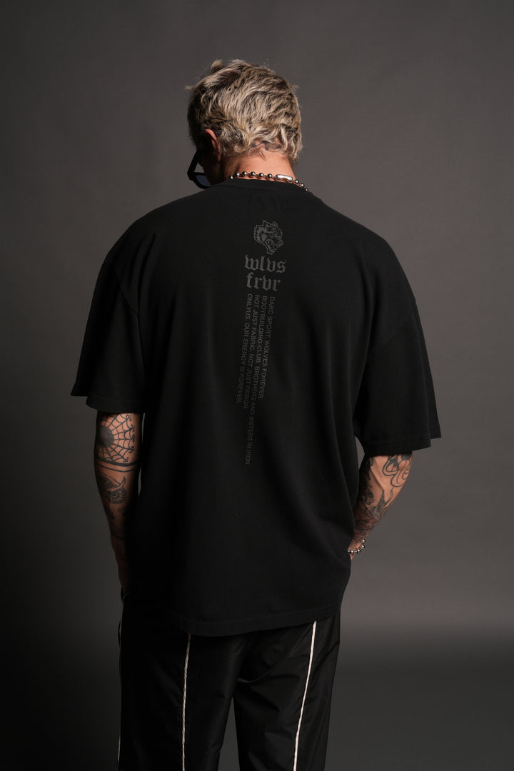 Kakashi Hatake "Side-By-Side" Series Premium Tee in Black