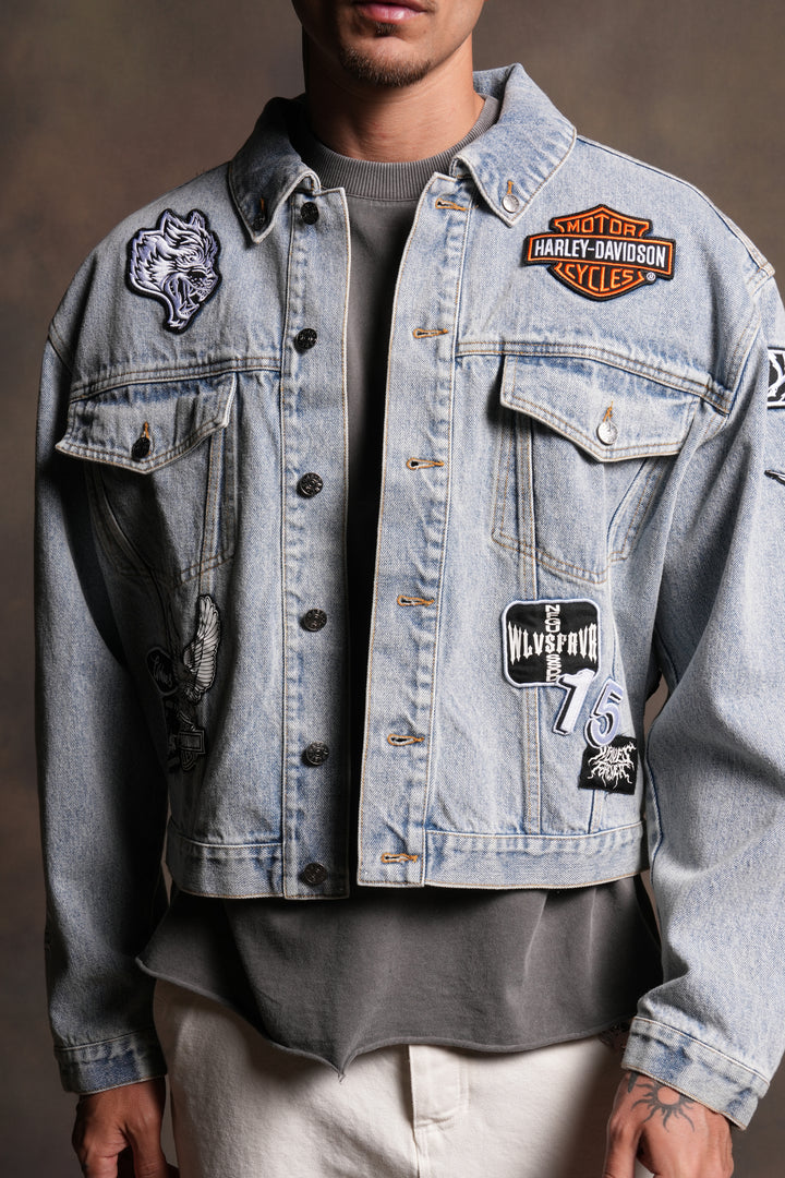 Brotherhood Lemy Denim Jacket in Light Wash