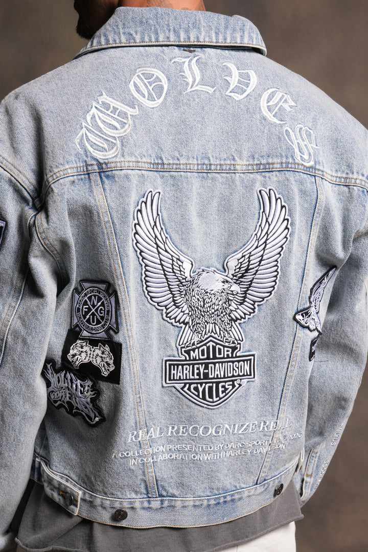Brotherhood Lemy Denim Jacket in Light Wash