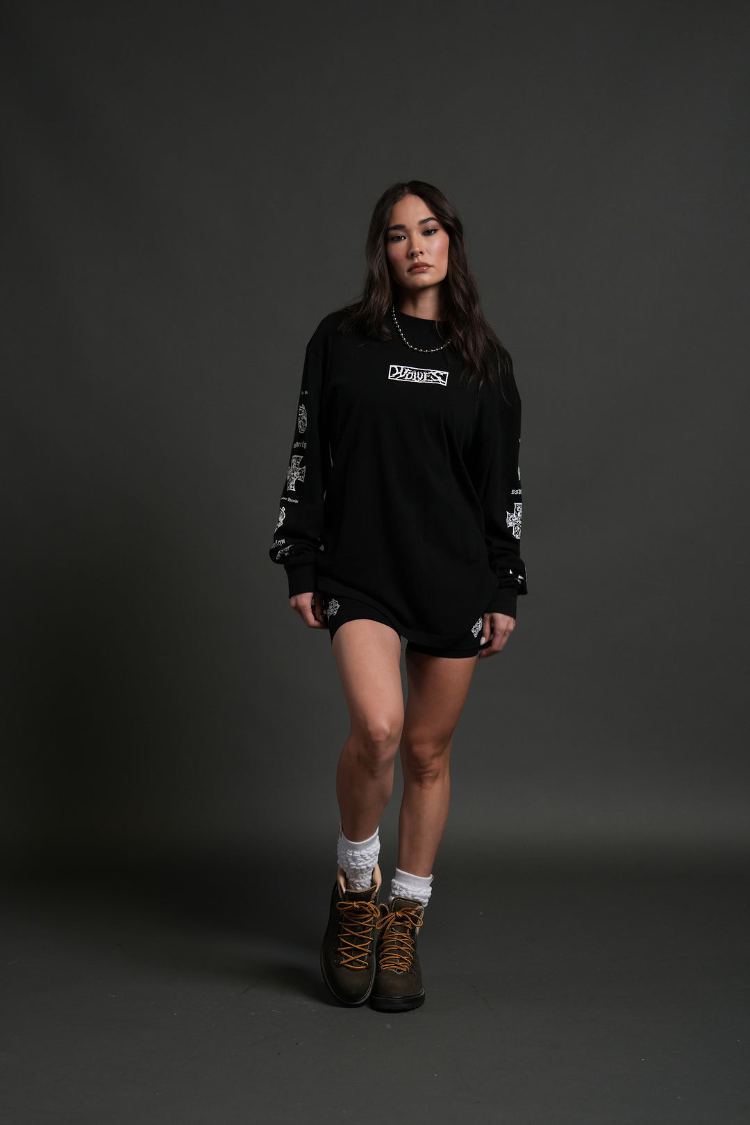 Iron Wolf Pack "Premium" L/S Tee in Black