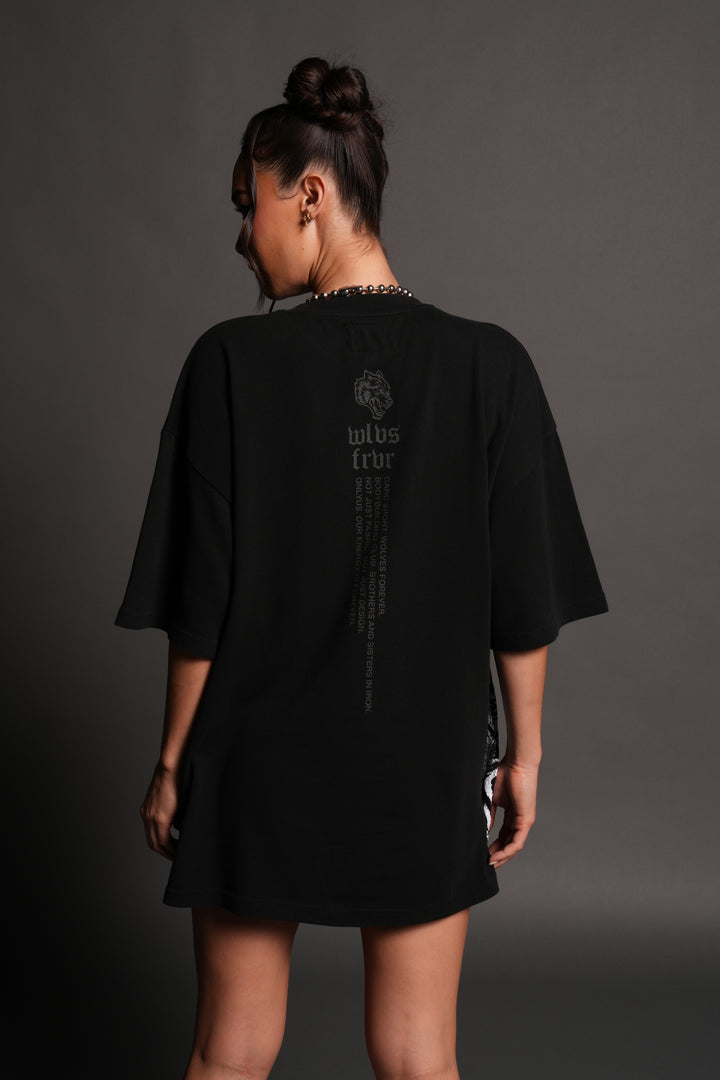 Uchiha Sasuke "Side-By-Side" Series Premium Tee in Black