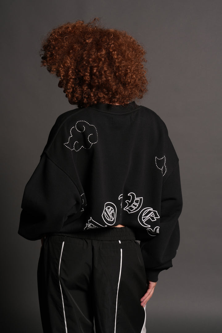 Darc Clouds London Crewneck in Black