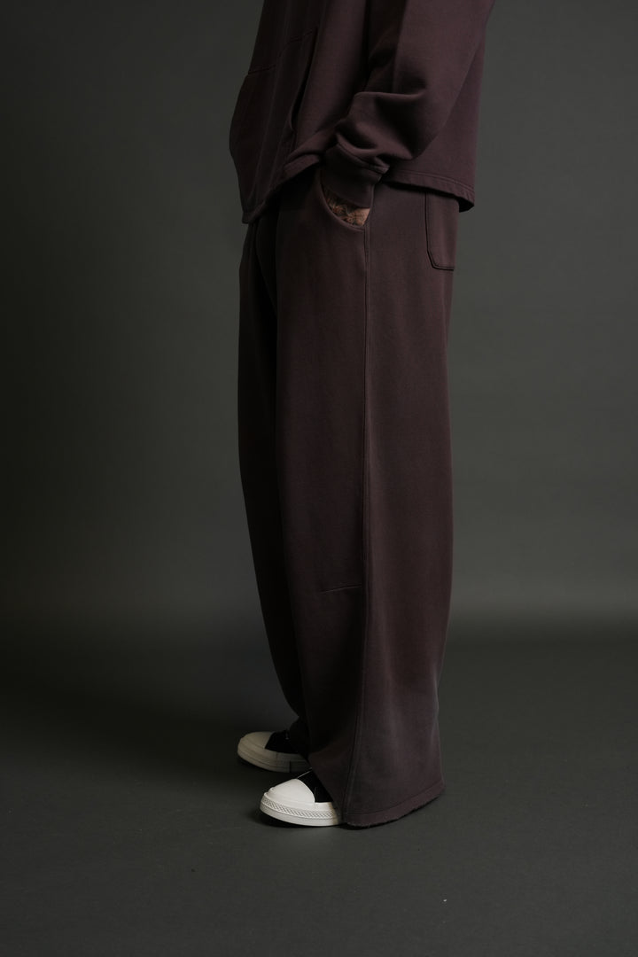 Darc Wandering Moaty Sweat Pants in Darc Garnet Drift Wash