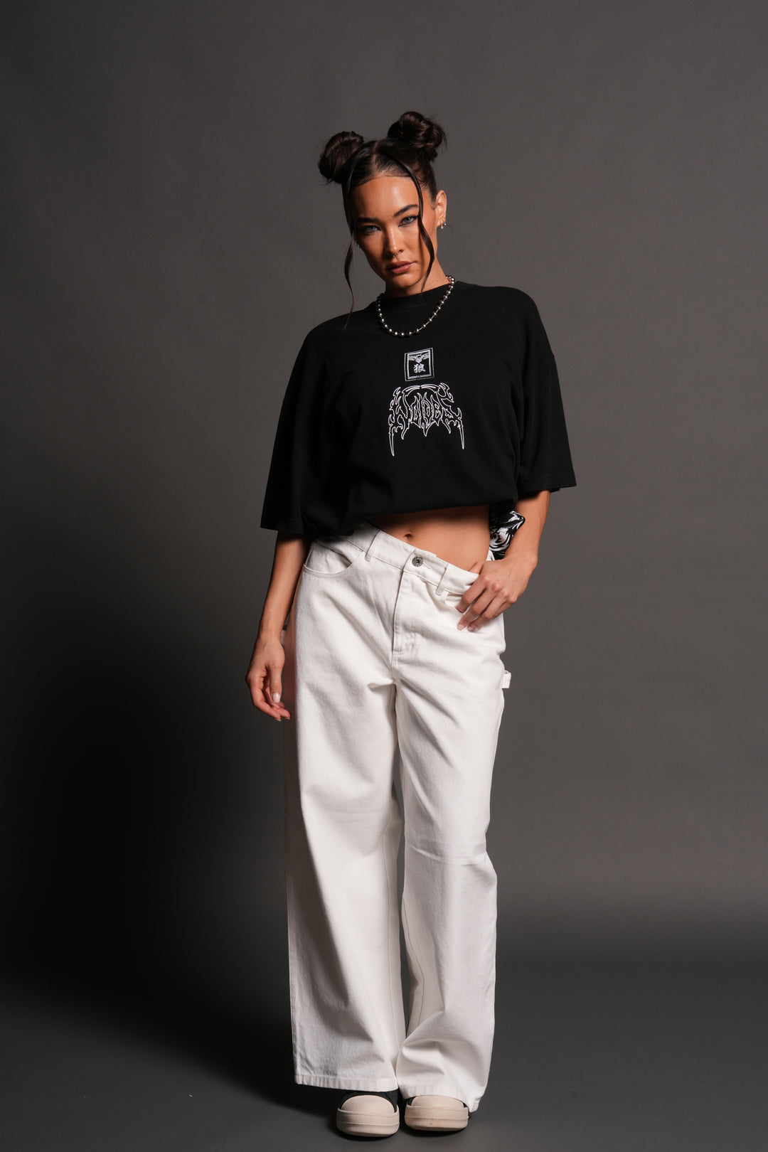 Rasengan Premium Oversized Tee in Black