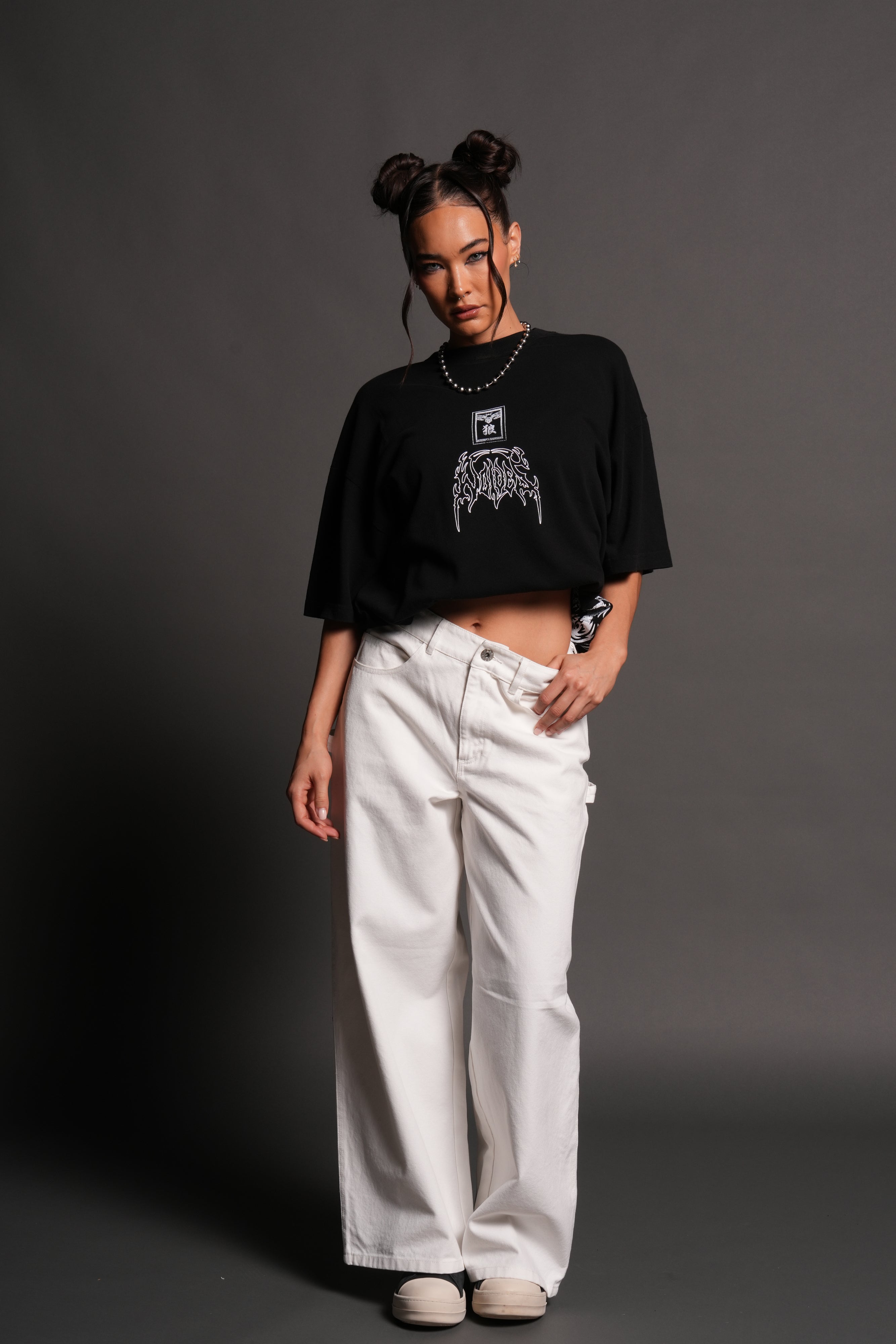 Rasengan Premium Oversized Tee in Black