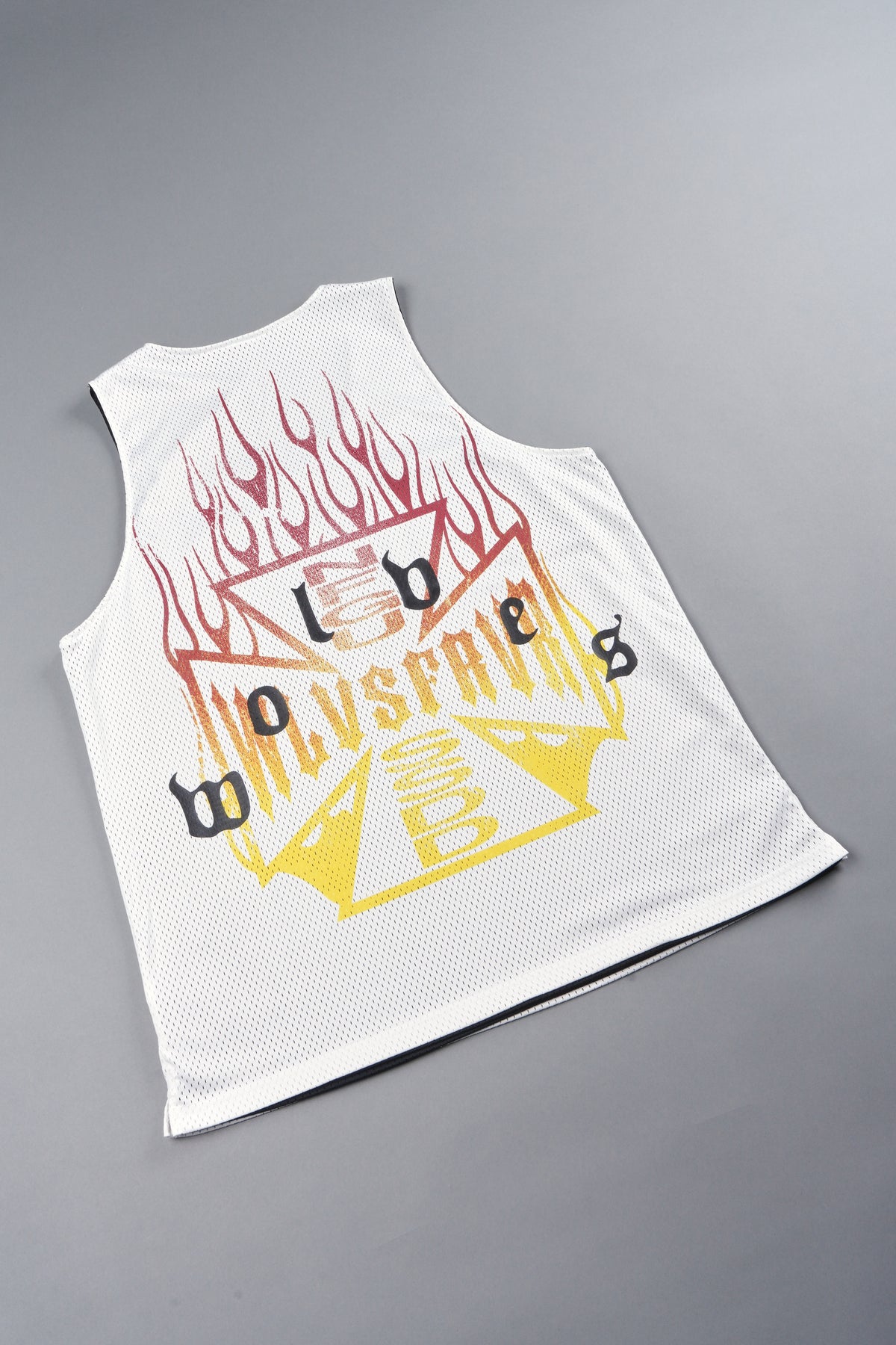 Infernal Club Reversible Bball Jersey In Black/Cream