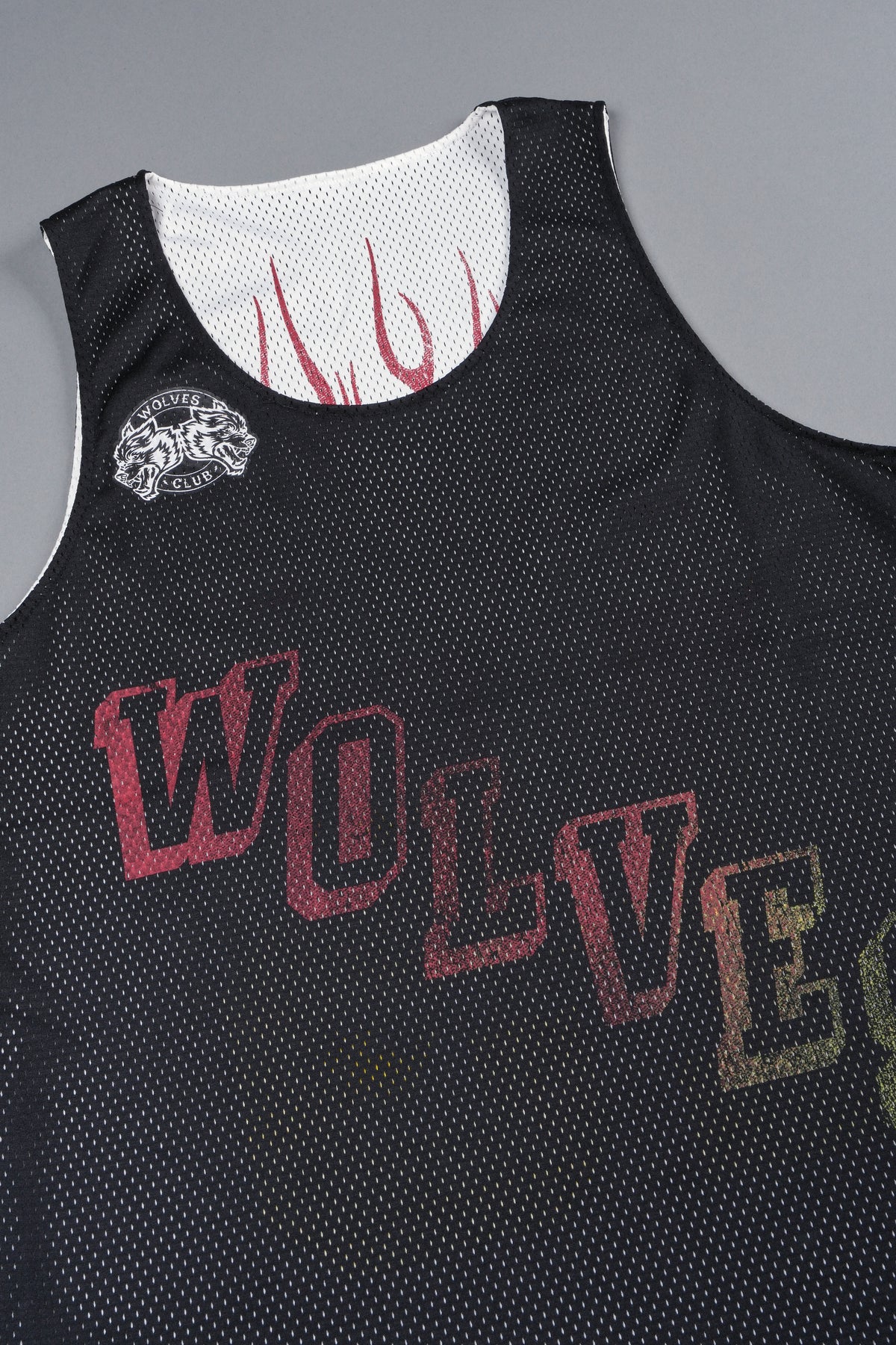 Infernal Club Reversible Bball Jersey In Black/Cream