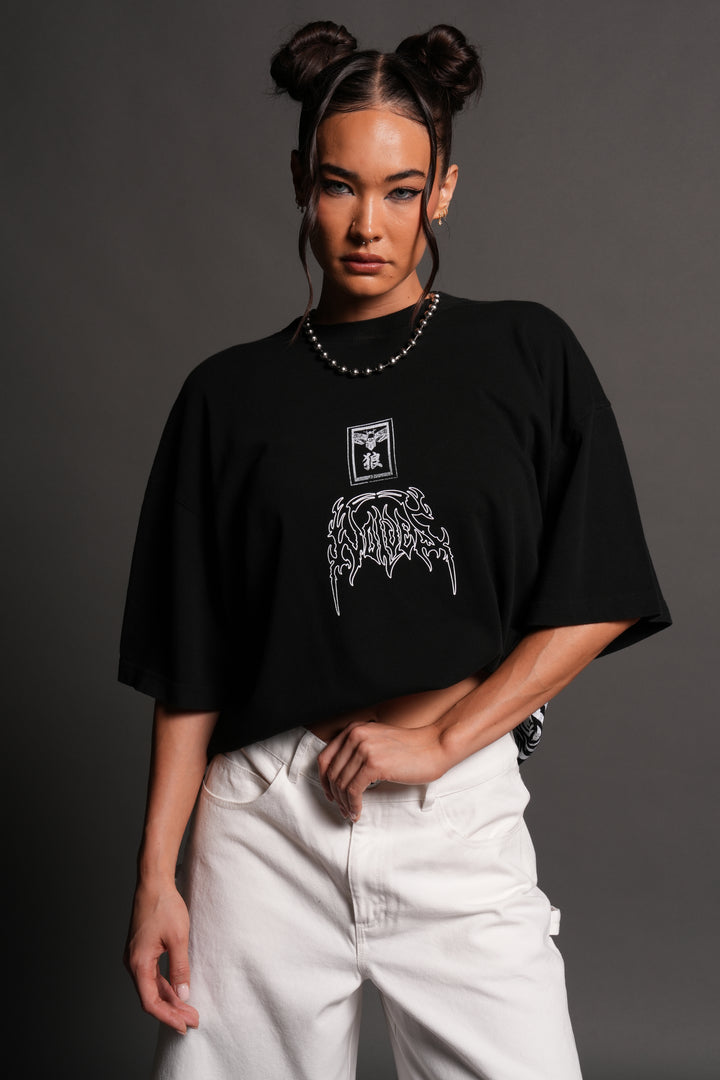 Rasengan Premium Oversized Tee in Black