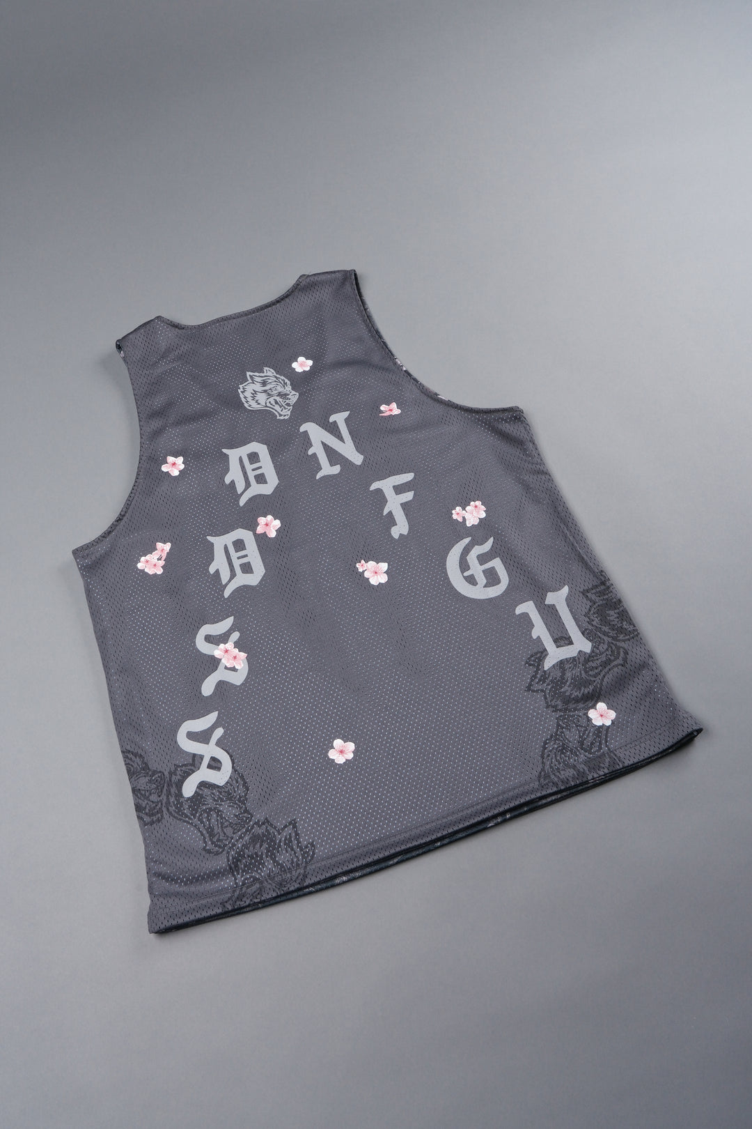 Shadow Blossom Reversible Bball Jersey In Slate Gray / All Of Us Camo
