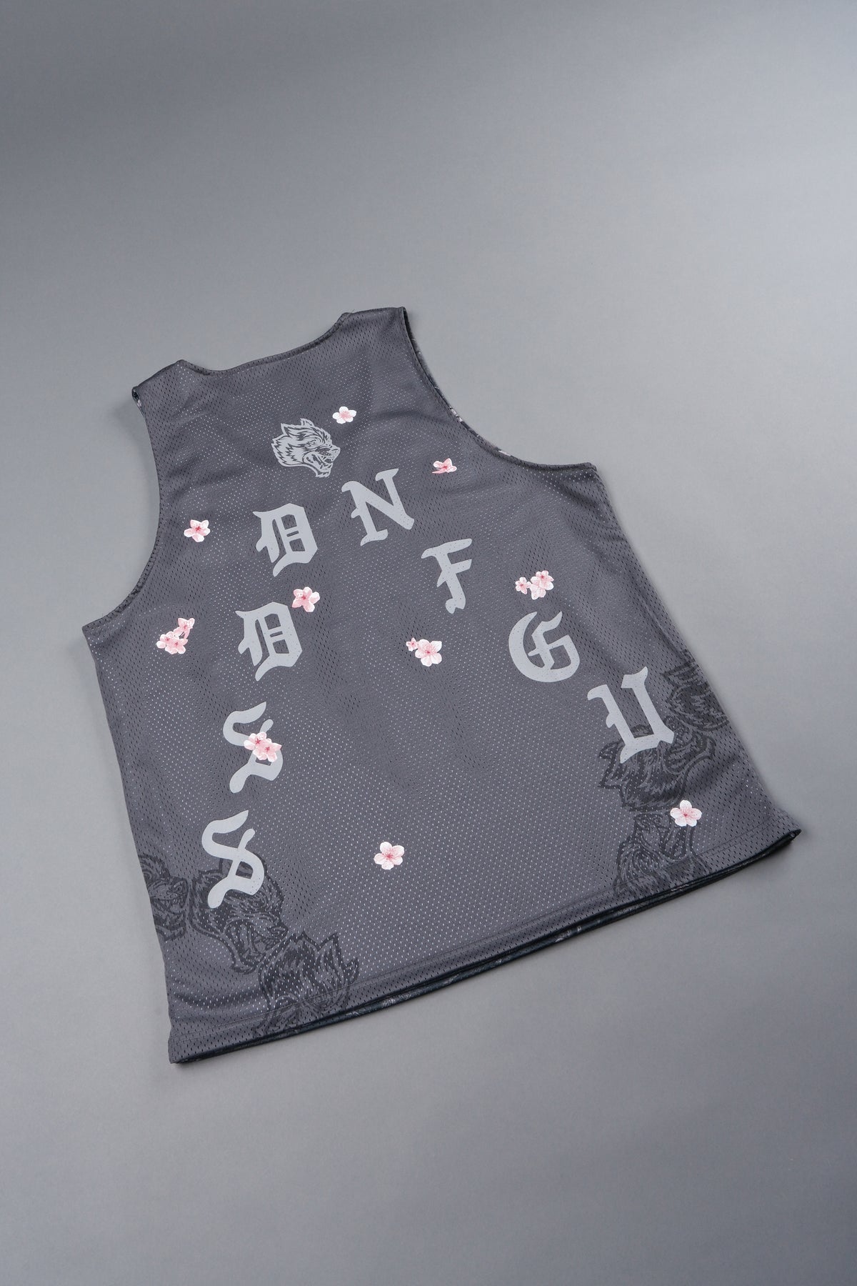 Shadow Blossom Reversible Bball Jersey In Slate Gray / All Of Us Camo