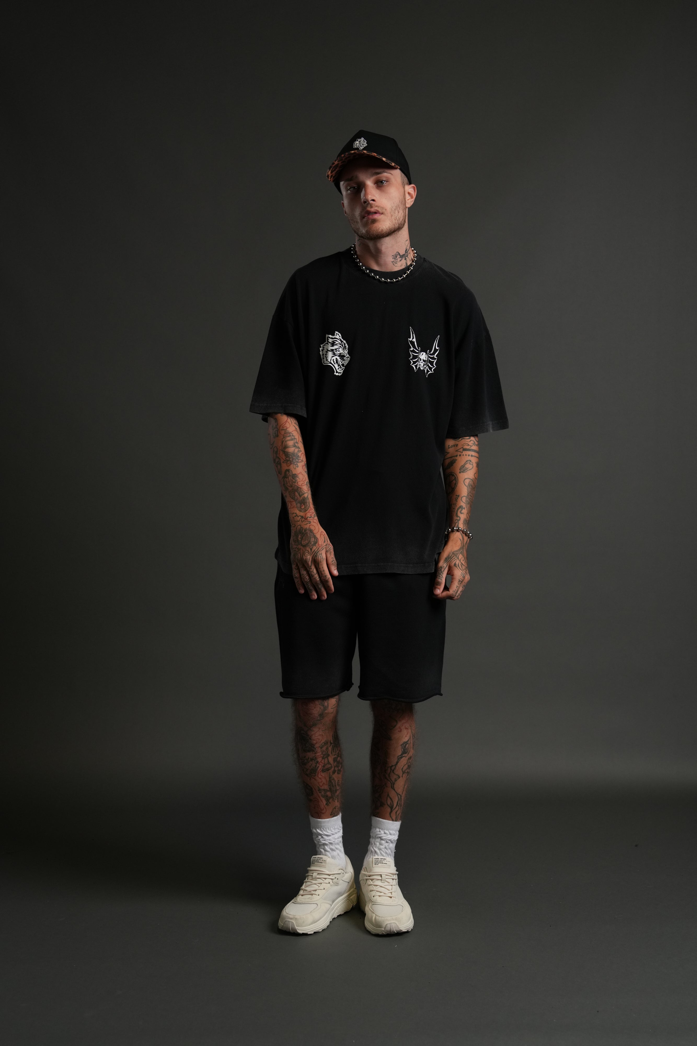Darc Coffin "Premium" Oversized Tee in Black