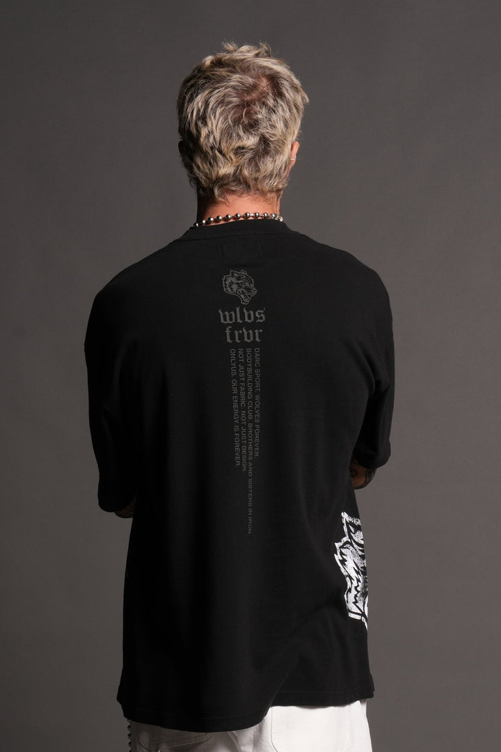 Uchiha Sasuke "Side-By-Side" Series Premium Tee in Black