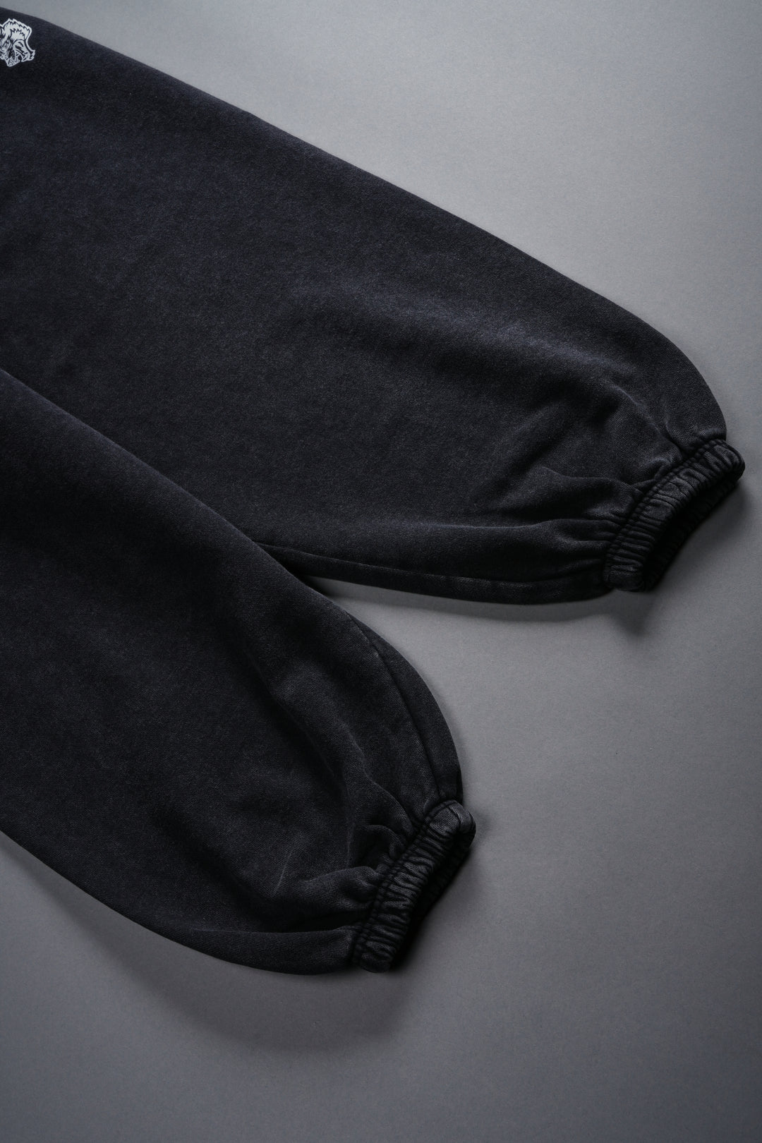 Dual Wolf Unisex Lounger Sweat Pants in Black