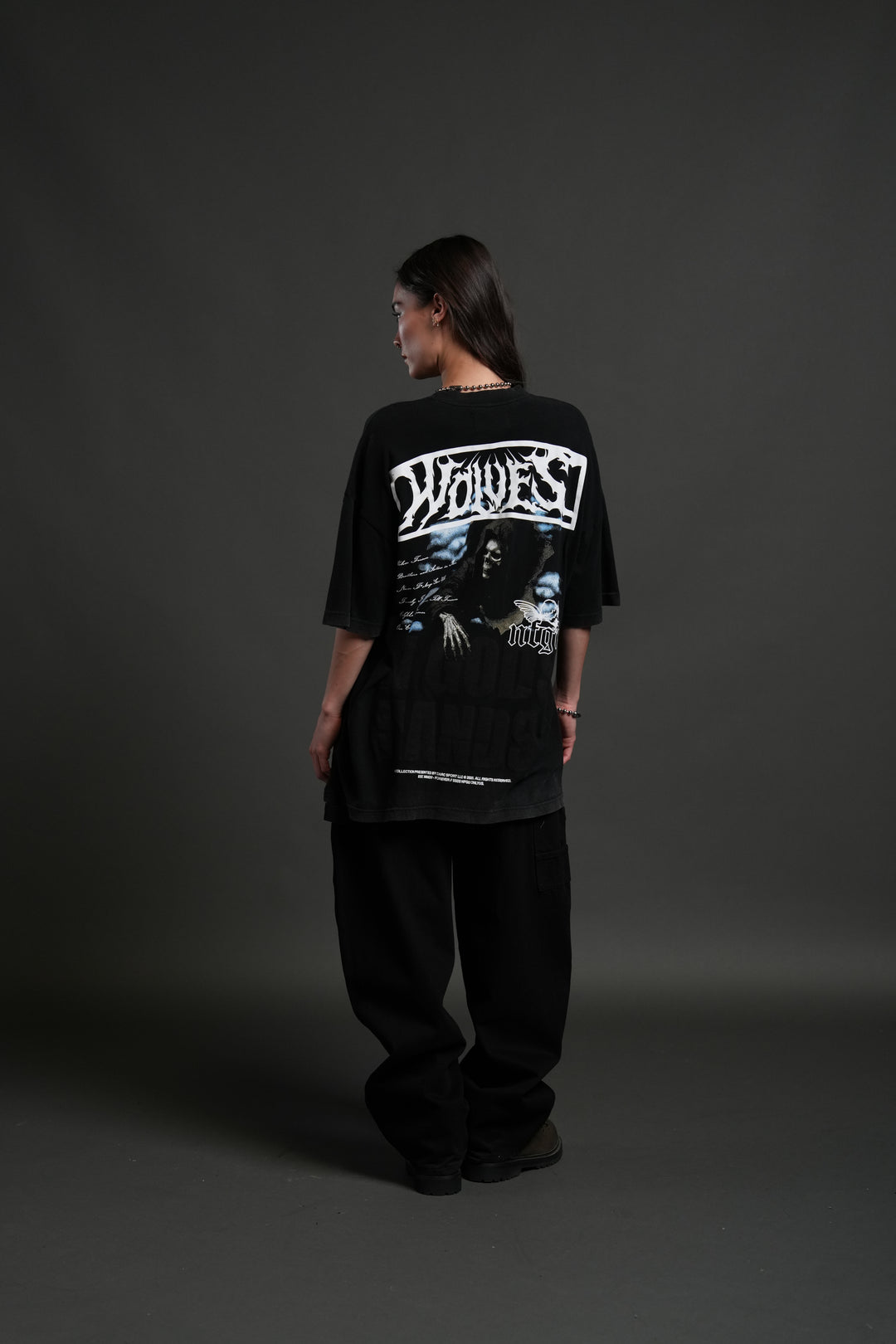 Deliver Us From Evil "Premium" Oversized Tee in Black