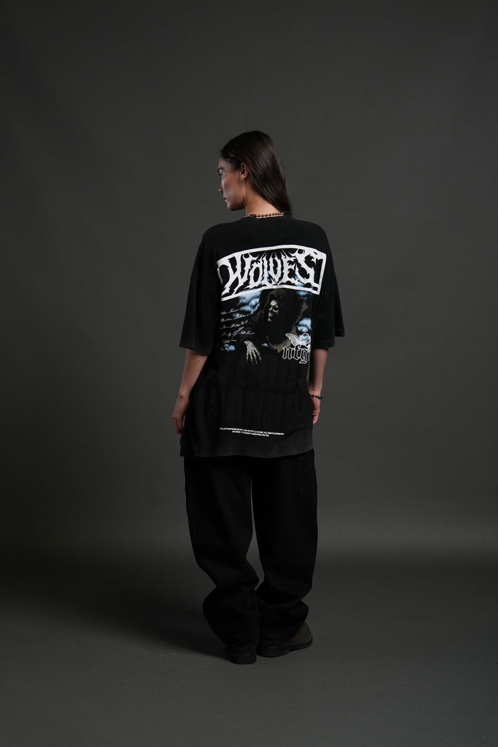 Deliver Us From Evil "Premium" Oversized Tee in Black