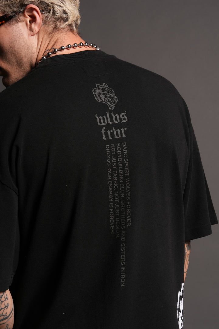 Uchiha Sasuke "Side-By-Side" Series Premium Tee in Black