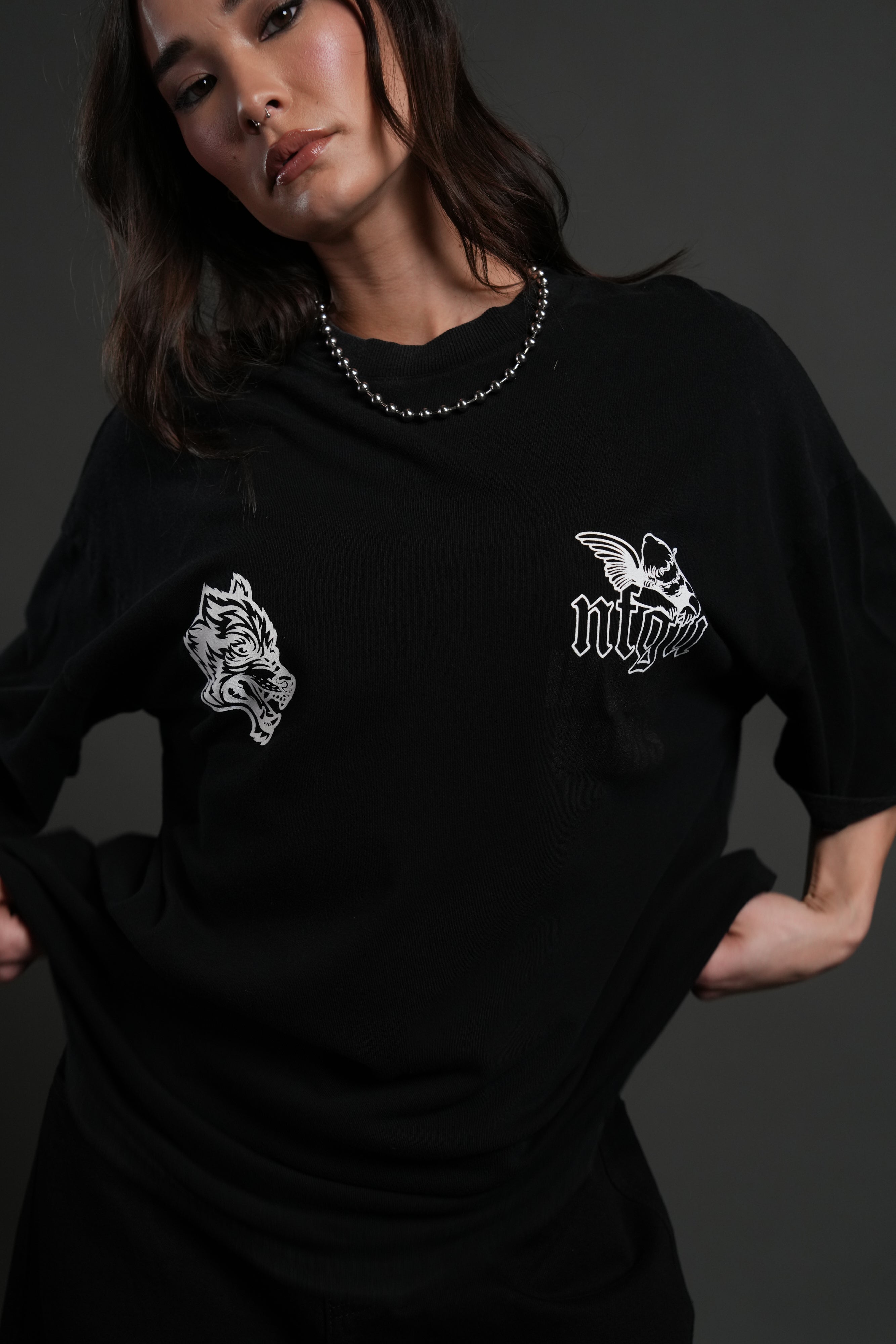 Deliver Us From Evil "Premium" Oversized Tee in Black