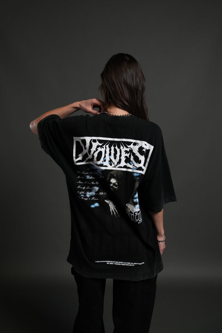 Deliver Us From Evil "Premium" Oversized Tee in Black