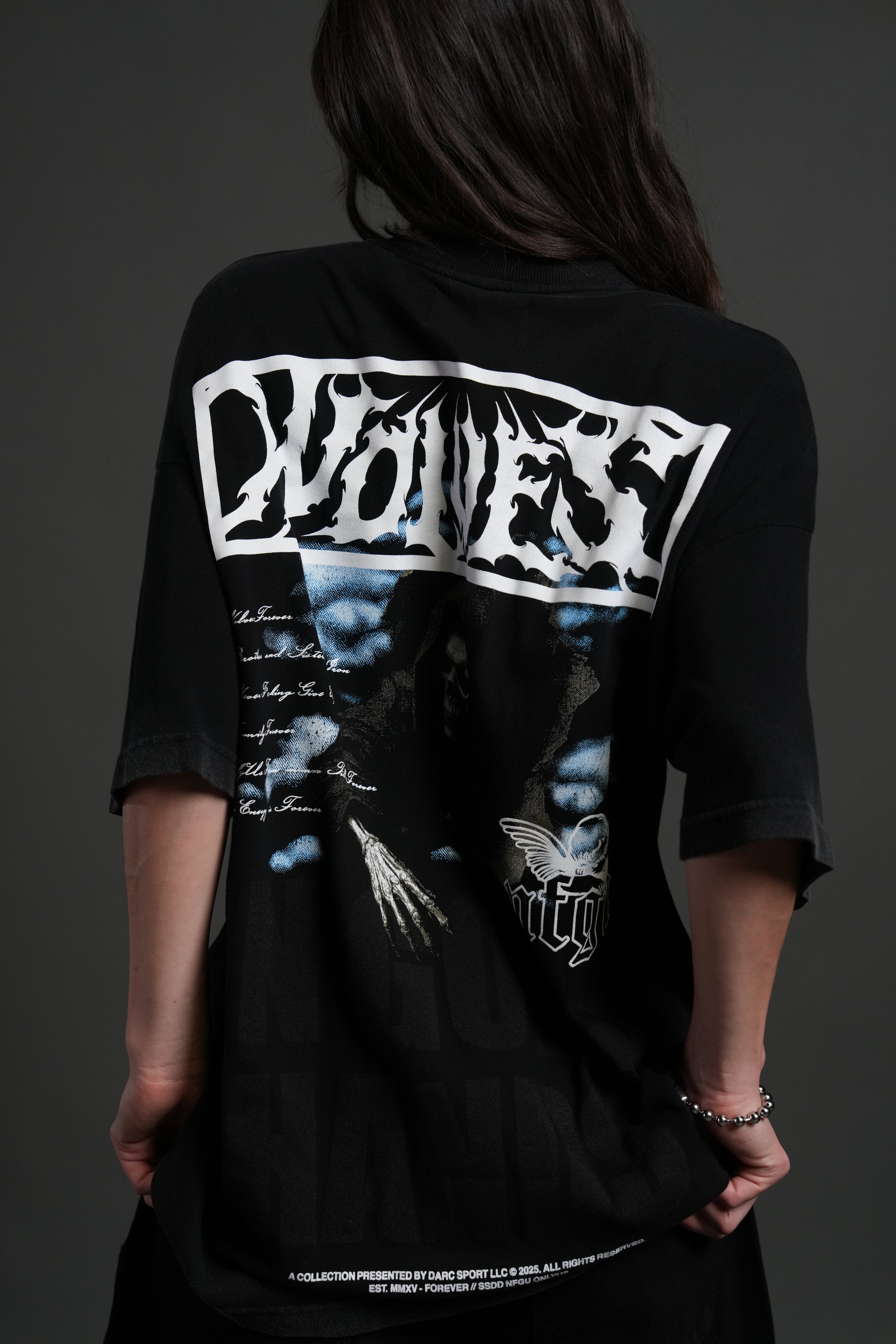 Deliver Us From Evil "Premium" Oversized Tee in Black