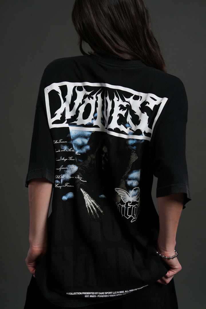 Deliver Us From Evil "Premium" Oversized Tee in Black