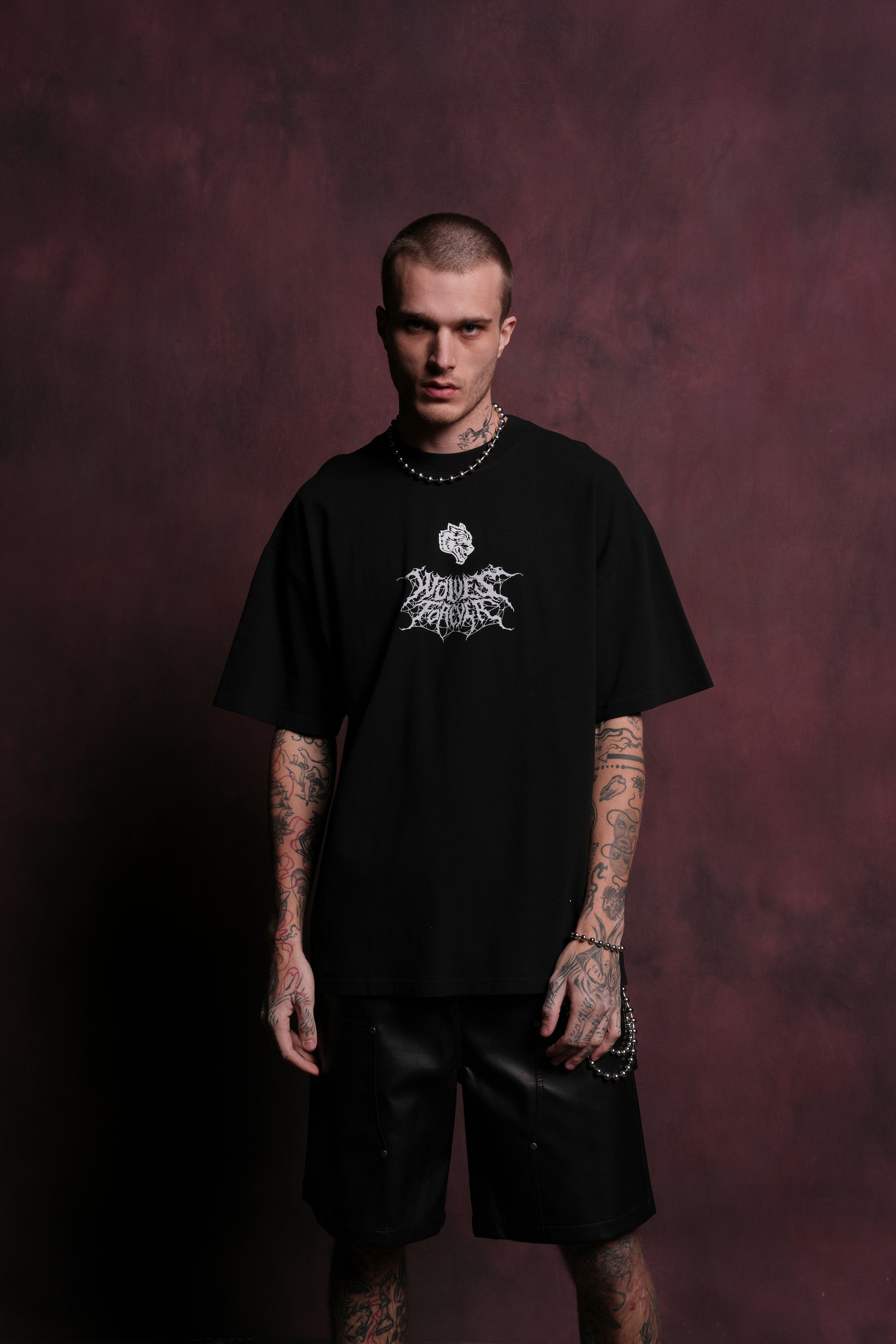 Seed Of Darcness "Premium" Oversized Unisex Tee in Black