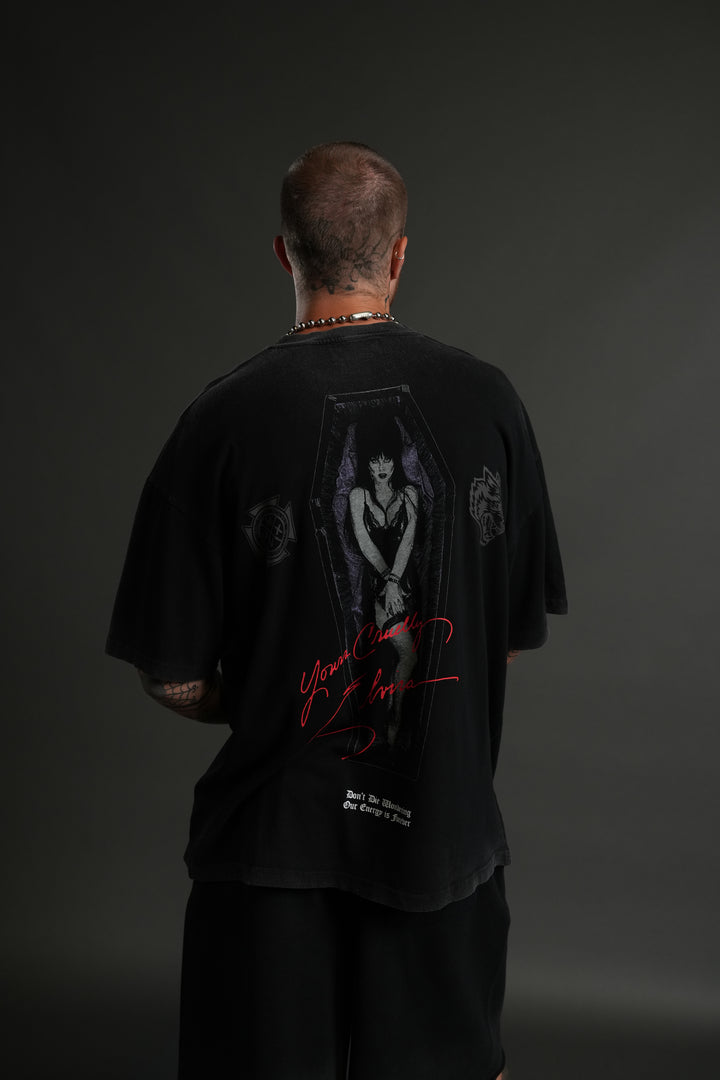 Darc Coffin "Premium" Oversized Tee in Black