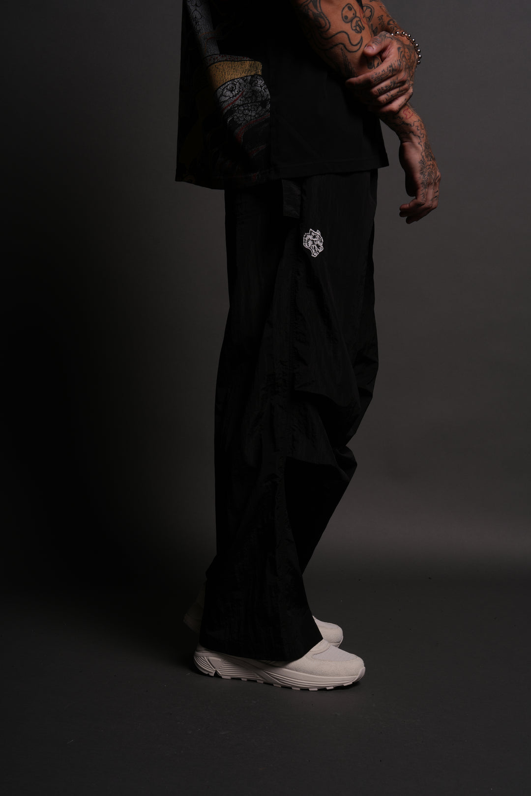 Dual Luigi Track Pants in Black