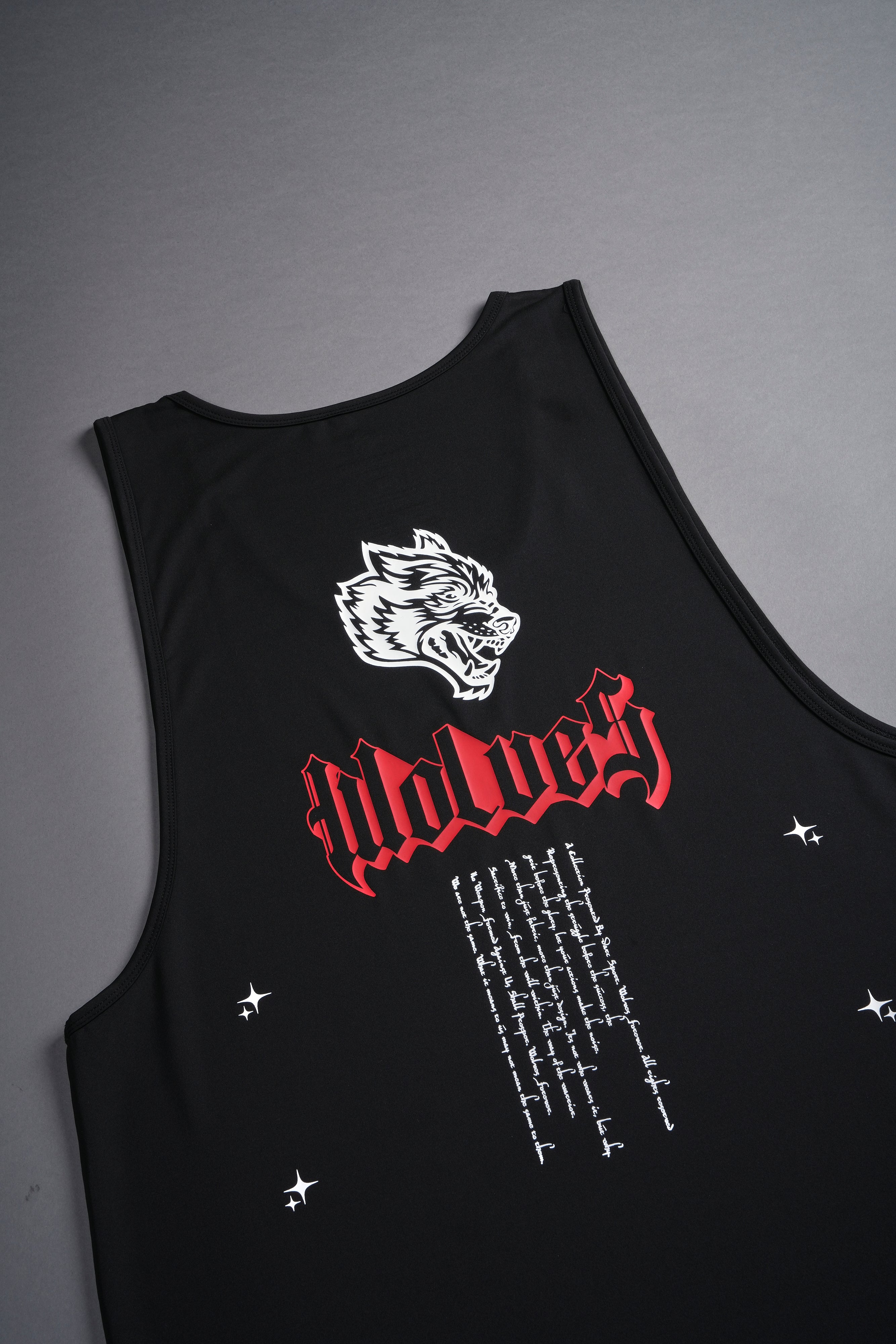 Passion "Dry Wolf" (Drop) Tank in Black