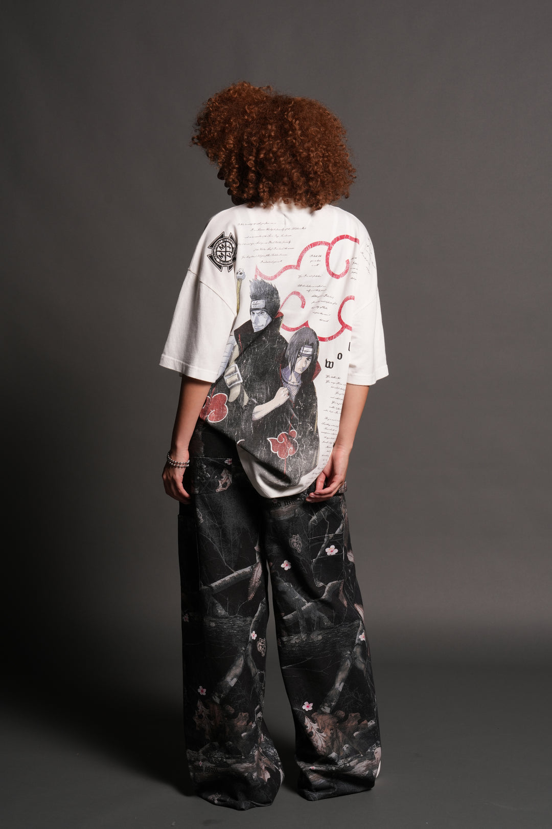 Darc Ninja Premium Oversized Tee in Cream