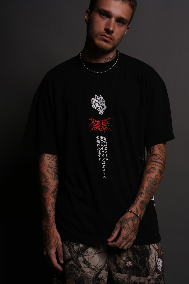 Darc Samurai "Side By Side" Series Premium Tee in Black
