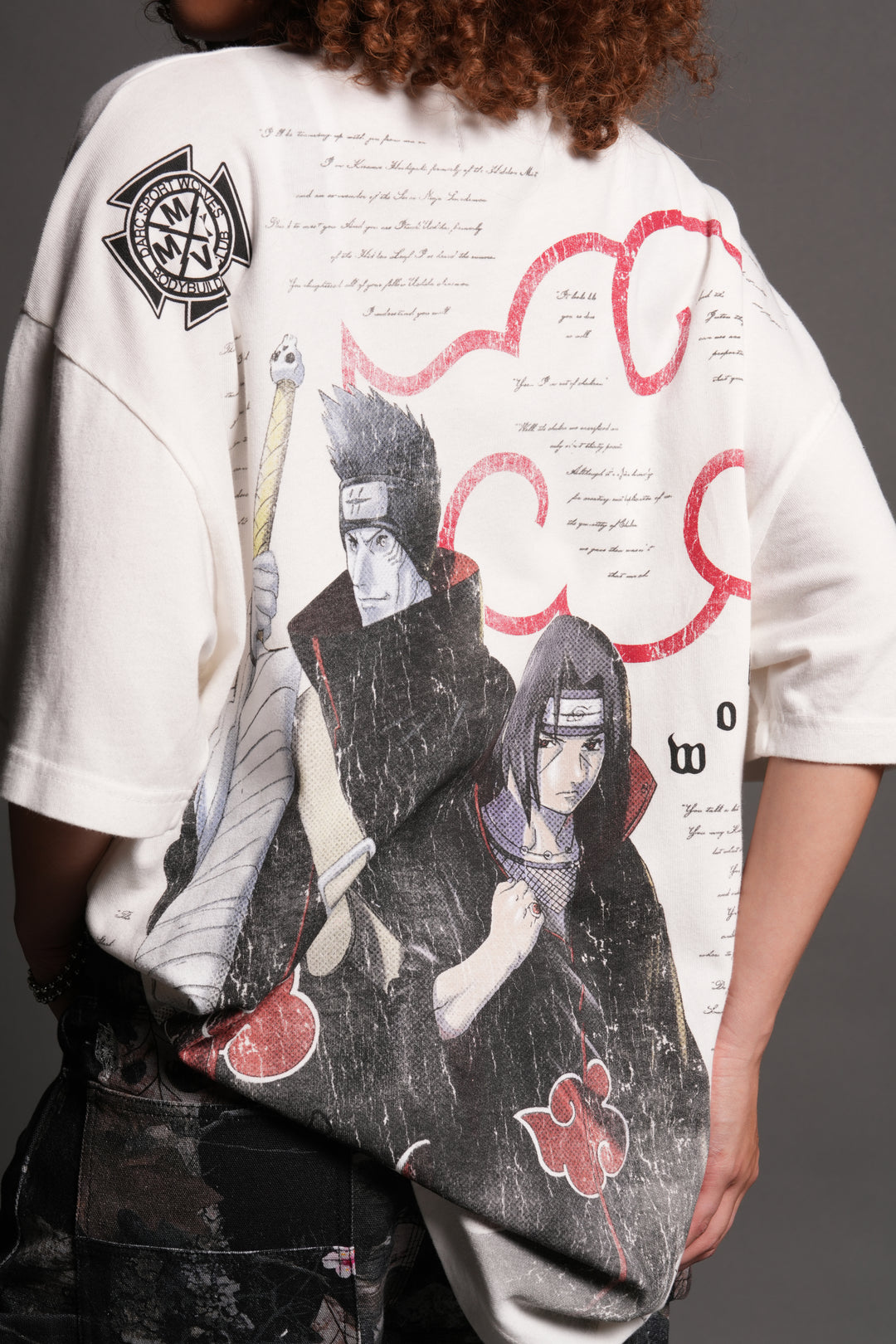 Darc Ninja Premium Oversized Tee in Cream