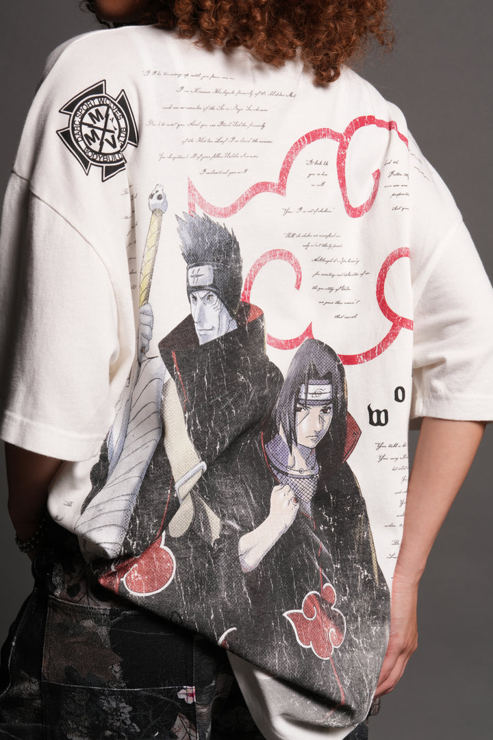 Darc Ninja Premium Oversized Tee in Cream