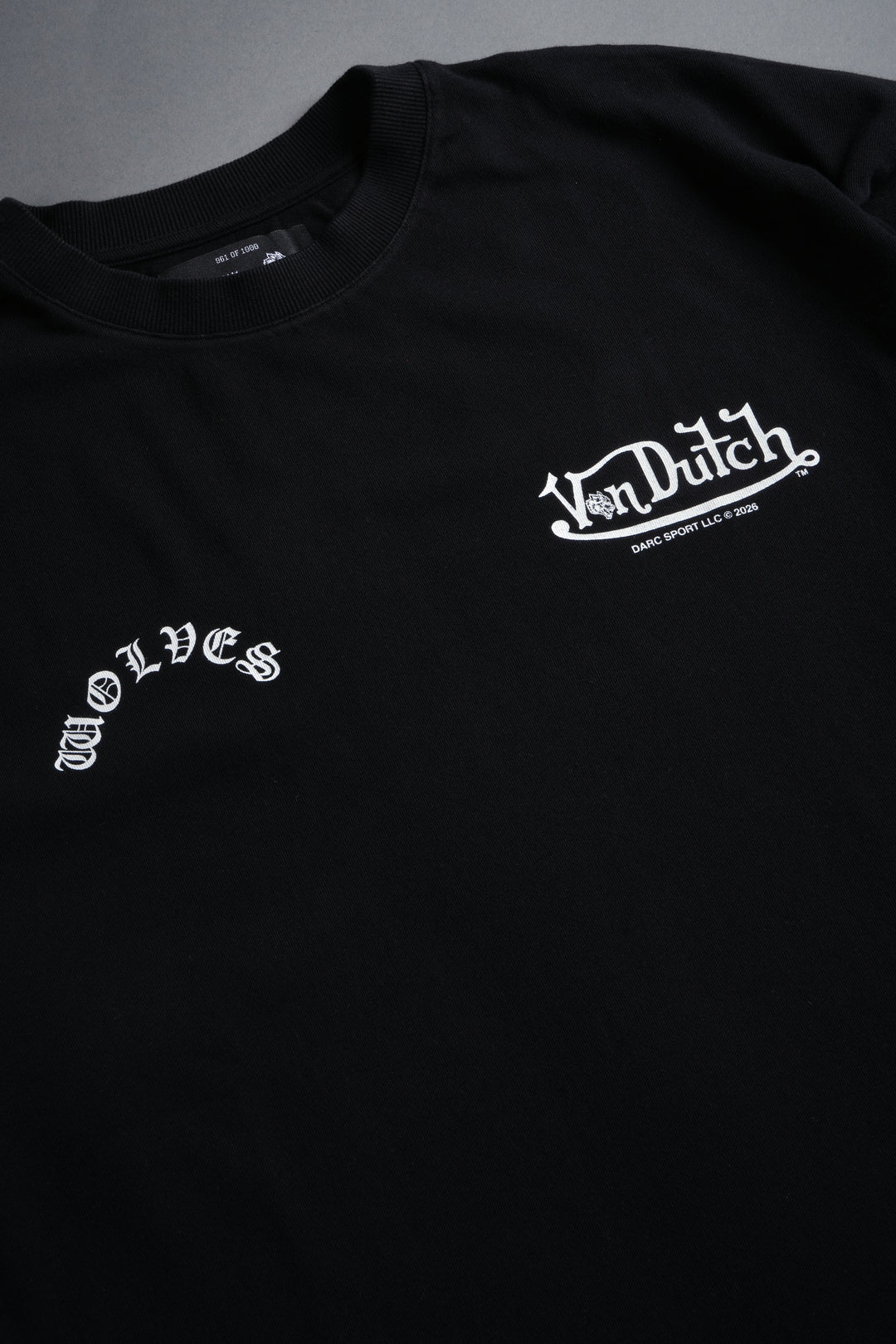 Von Darc Premium Oversized Tee in Black