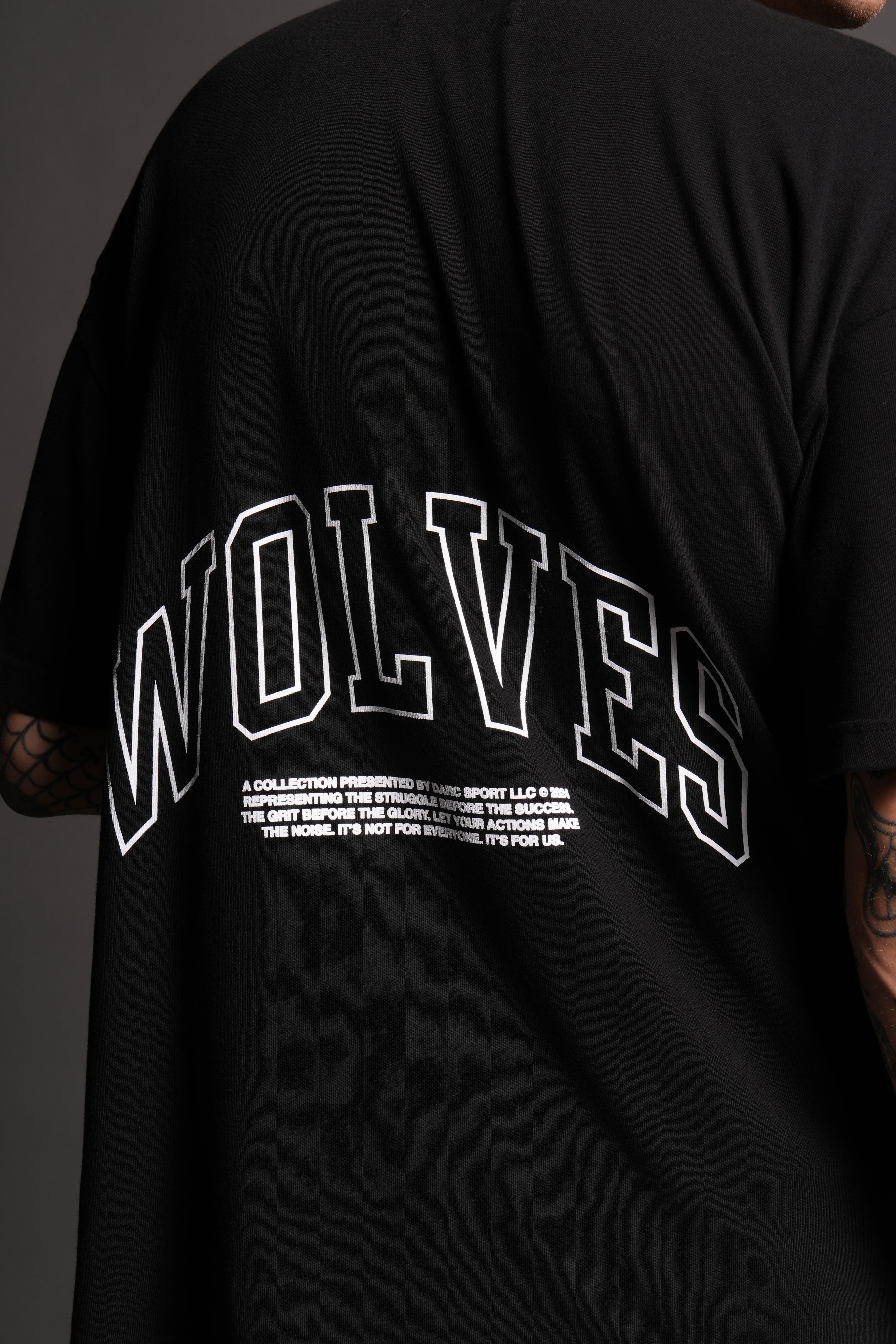Rock "Premium" Oversized Tee in Black