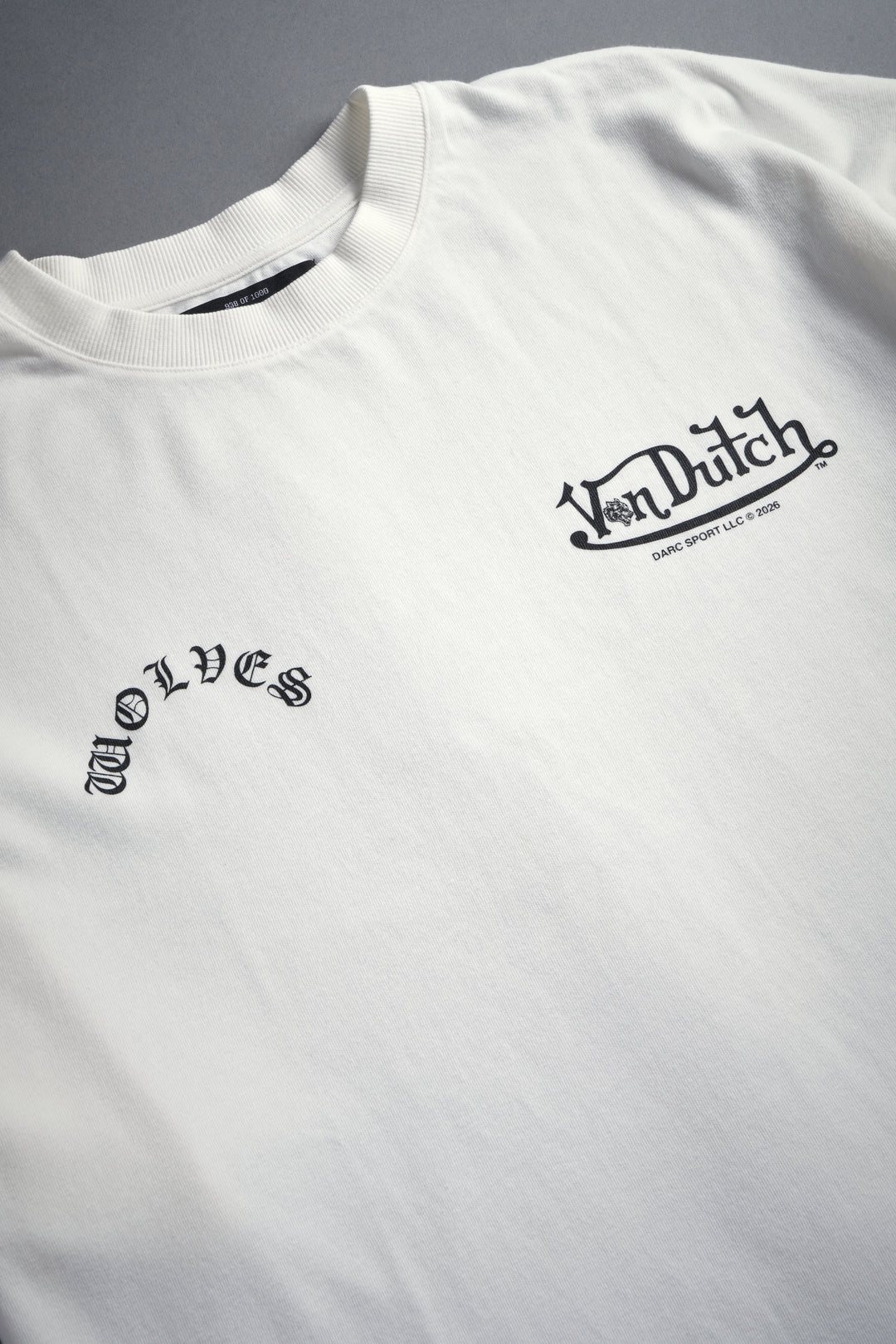 Von Darc Premium Oversized Tee in Cream