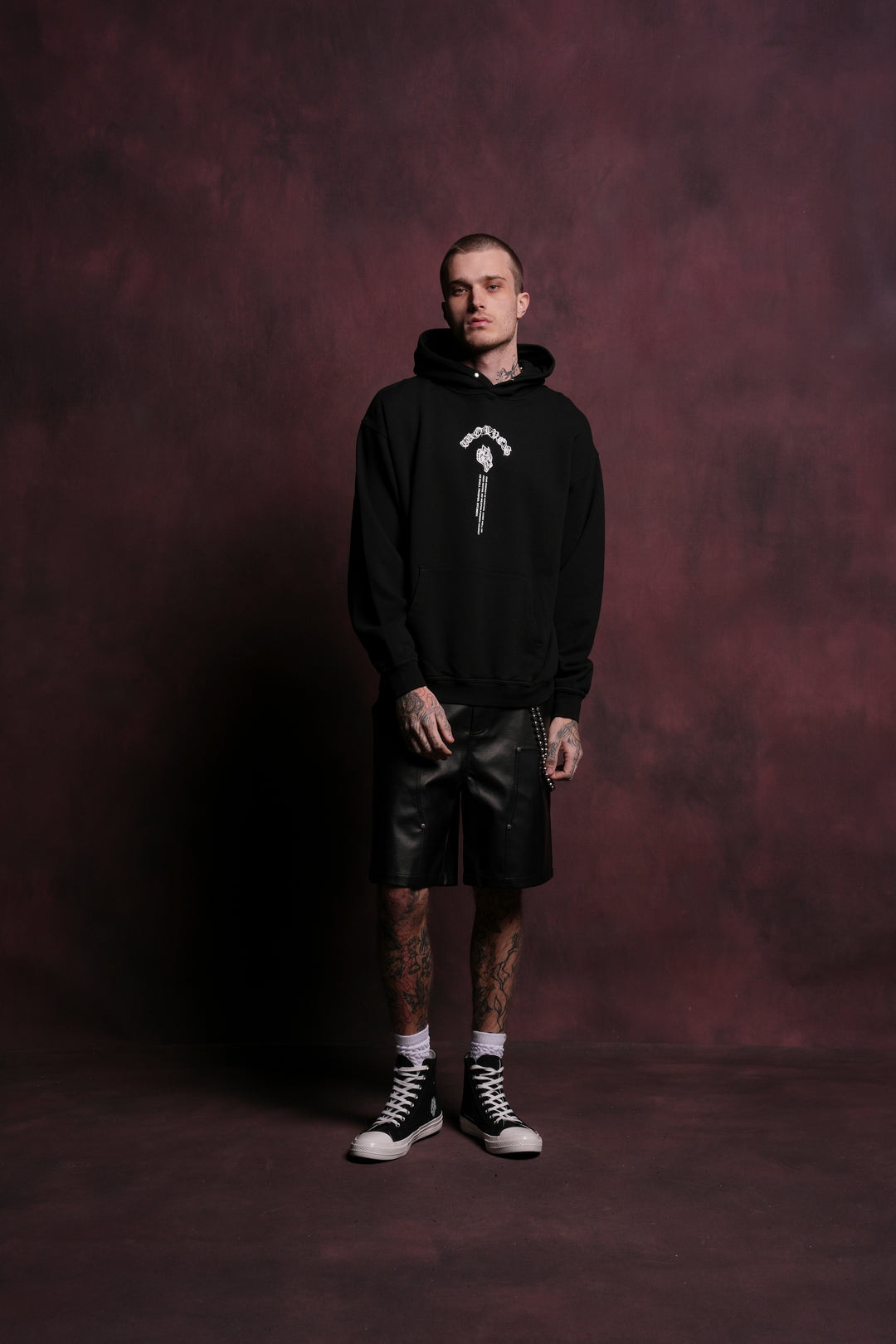 Darc Origin "P" Hoodie in Black