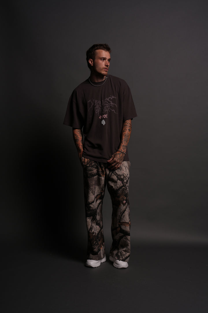 Bushido Never Dies "Premium" Tee in Darc Brown