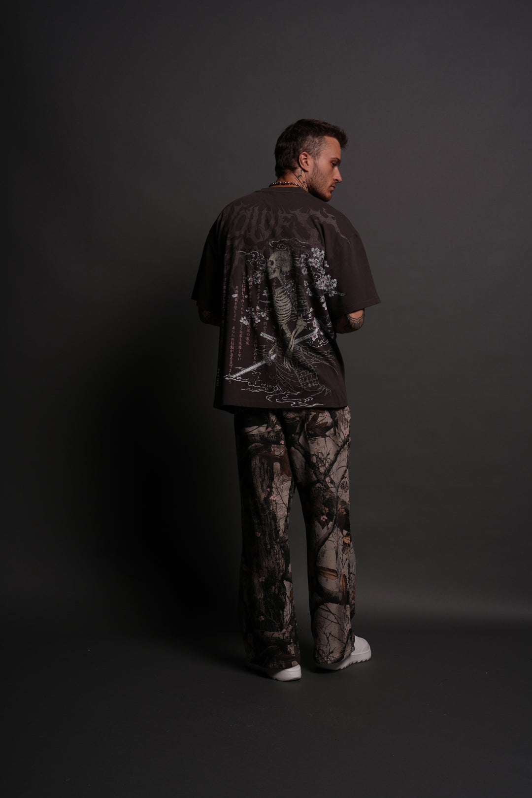 Bushido Never Dies "Premium" Tee in Darc Brown