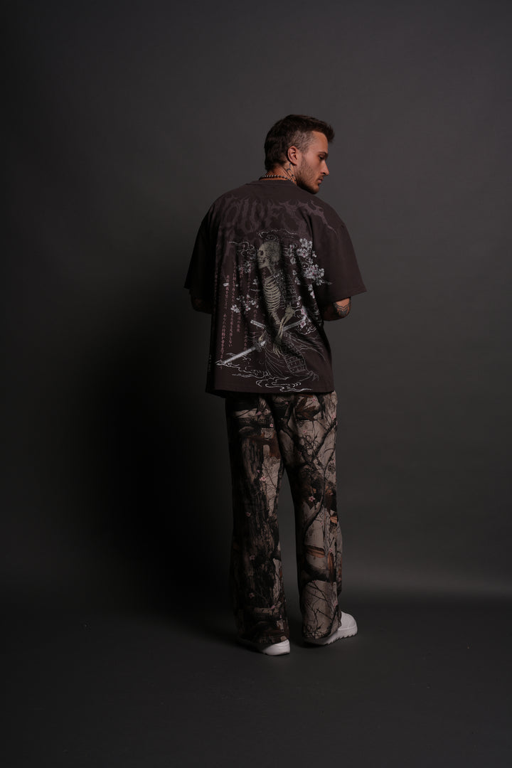Bushido Never Dies "Premium" Tee in Darc Brown