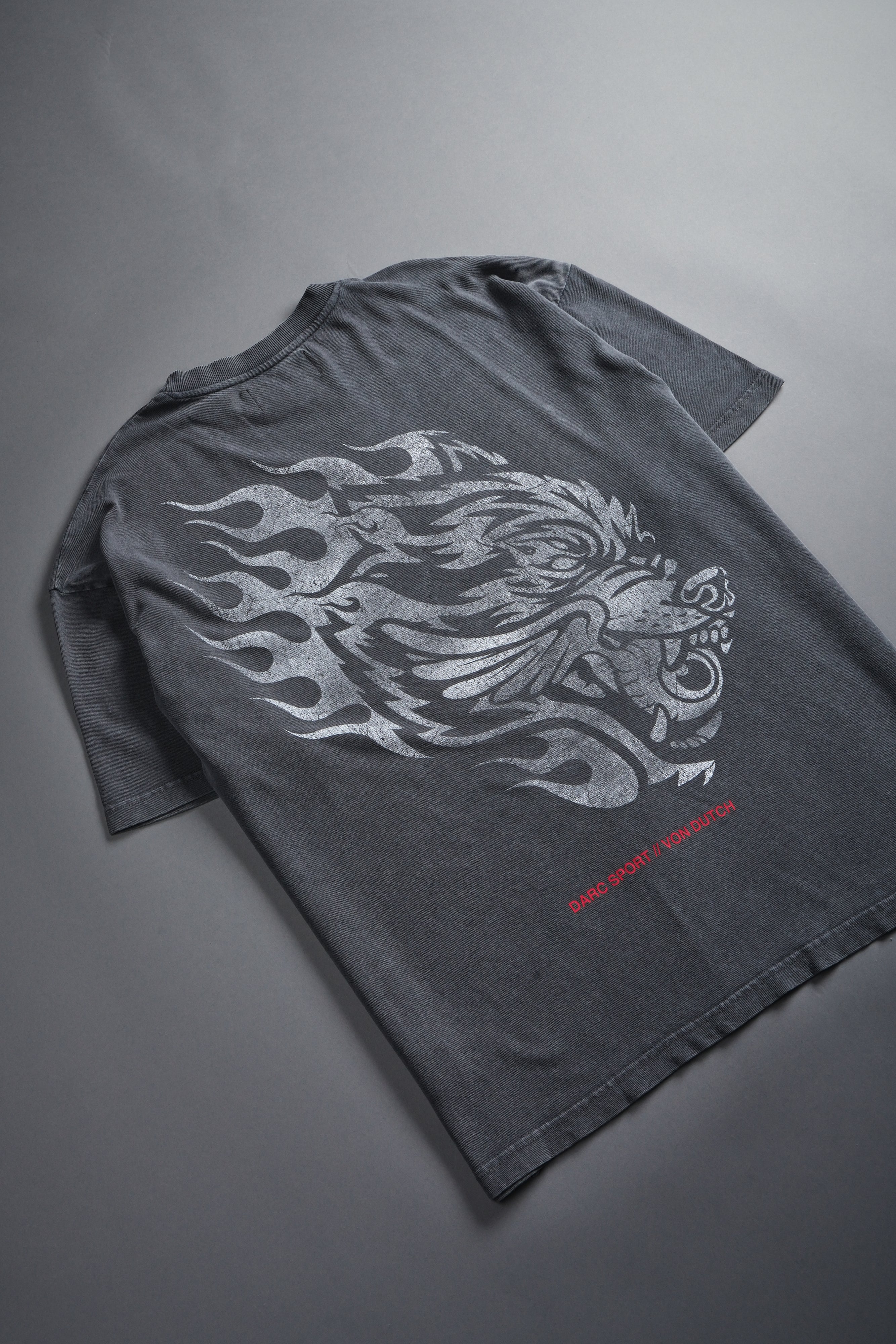 Von Darc Premium Oversized Tee in Wolf Gray