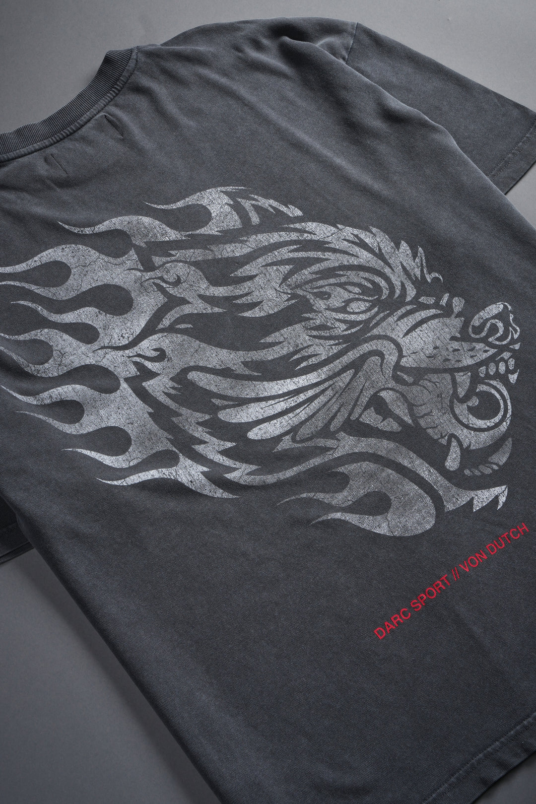 Von Darc Premium Oversized Tee in Wolf Gray