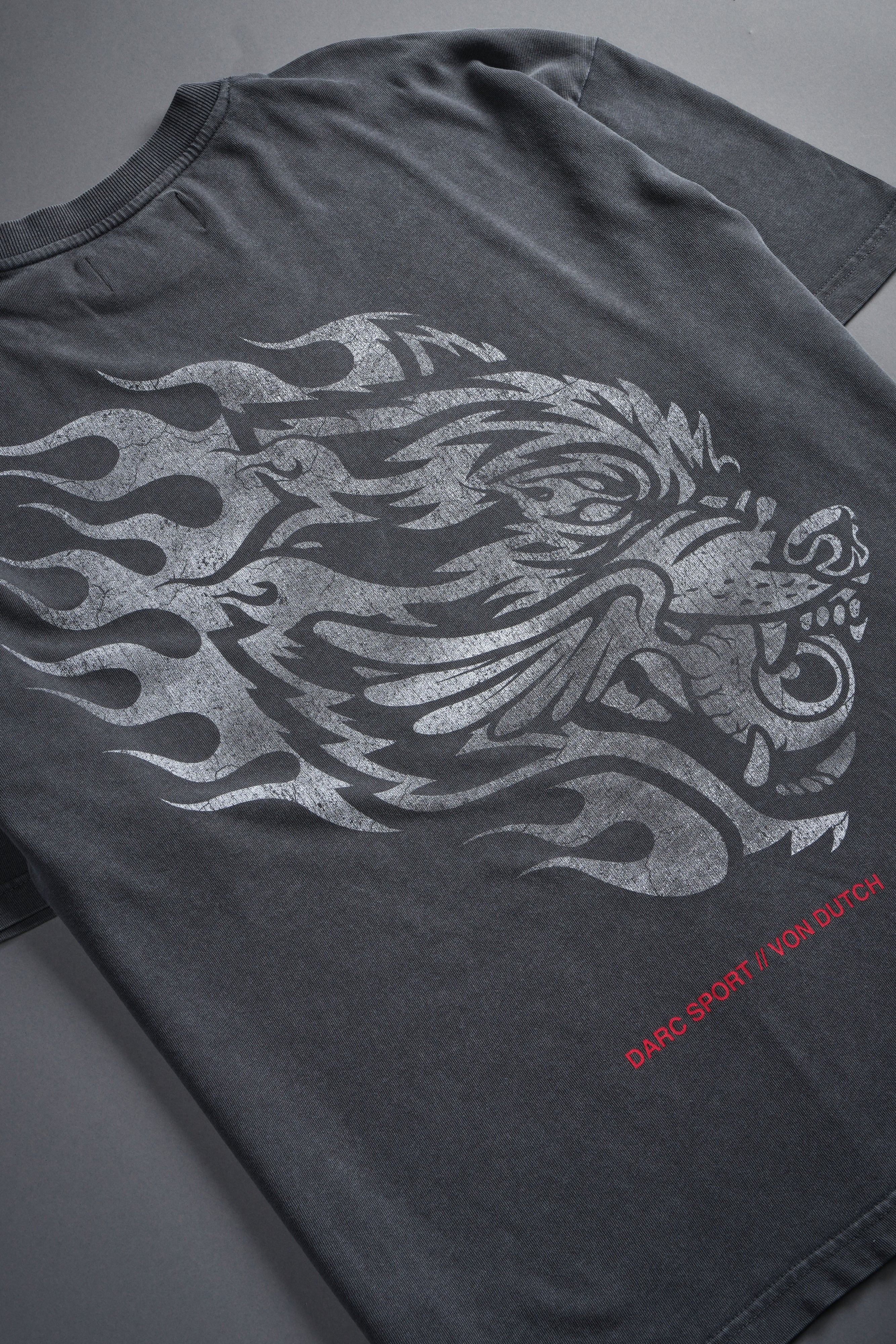 Von Darc Premium Oversized Tee in Wolf Gray