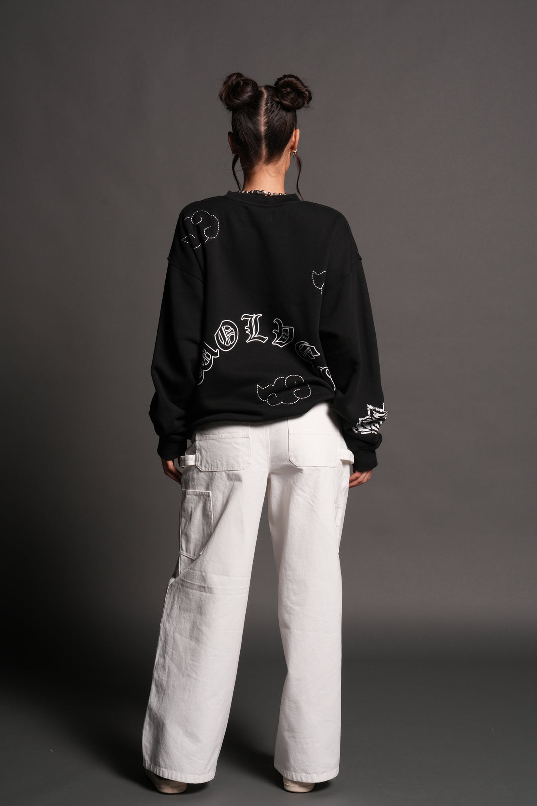 Darc Clouds London Crewneck in Black
