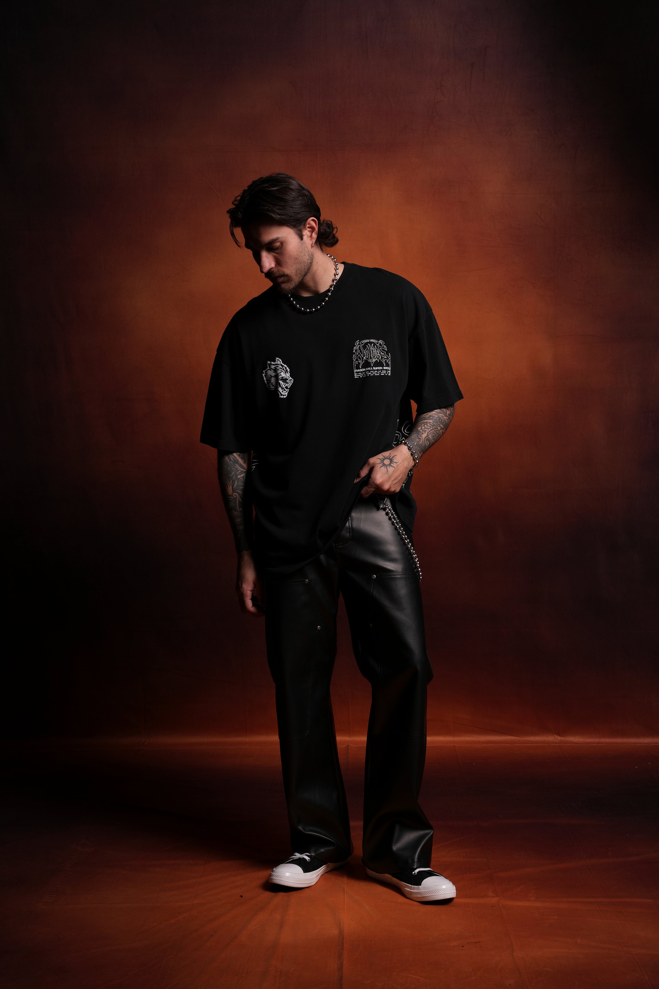 Our Reason "Premium" Oversized Tee in Black