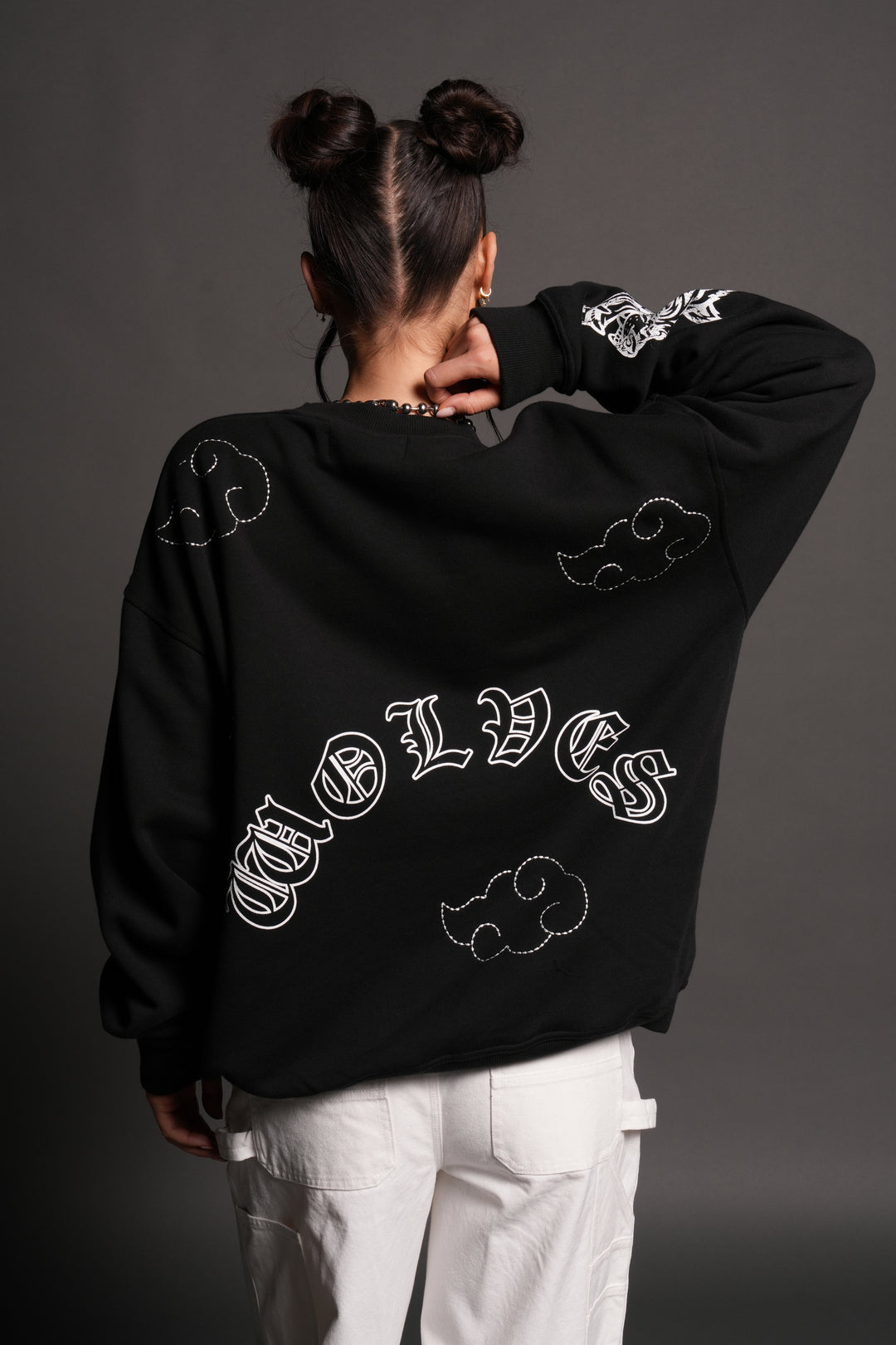 Darc Clouds London Crewneck in Black