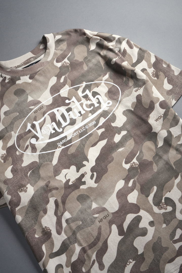 DSVD Legacy Premium Oversized Tee in DSVD Green Camo